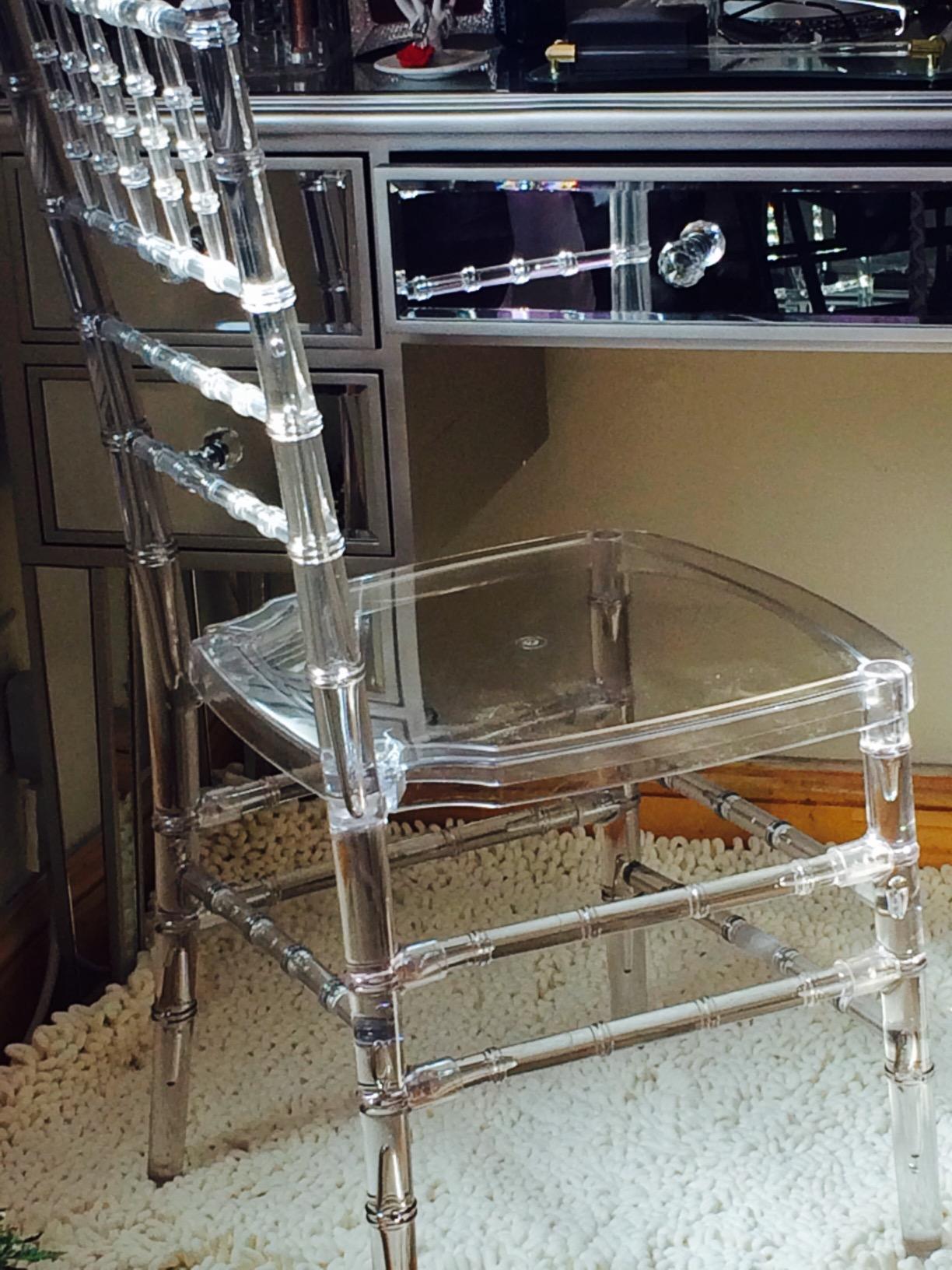 Flash Furniture Flash Elegance Crystal Ice Stacking Chiavari Chair | Weddings And Parties, Durable Resin, Easy To Clean customer photo 2
