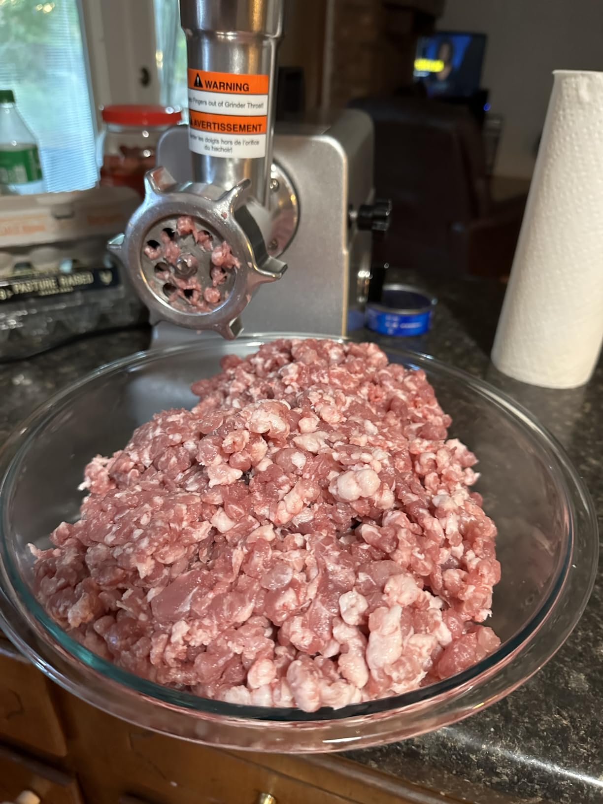LEM Products MightyBite #8 Meat Grinder, 500 Watt Aluminum Electric Meat Grinder for Home Use, Compact Food Processor for Grinding, Sausage Stuffing, Cooking customer photo 1
