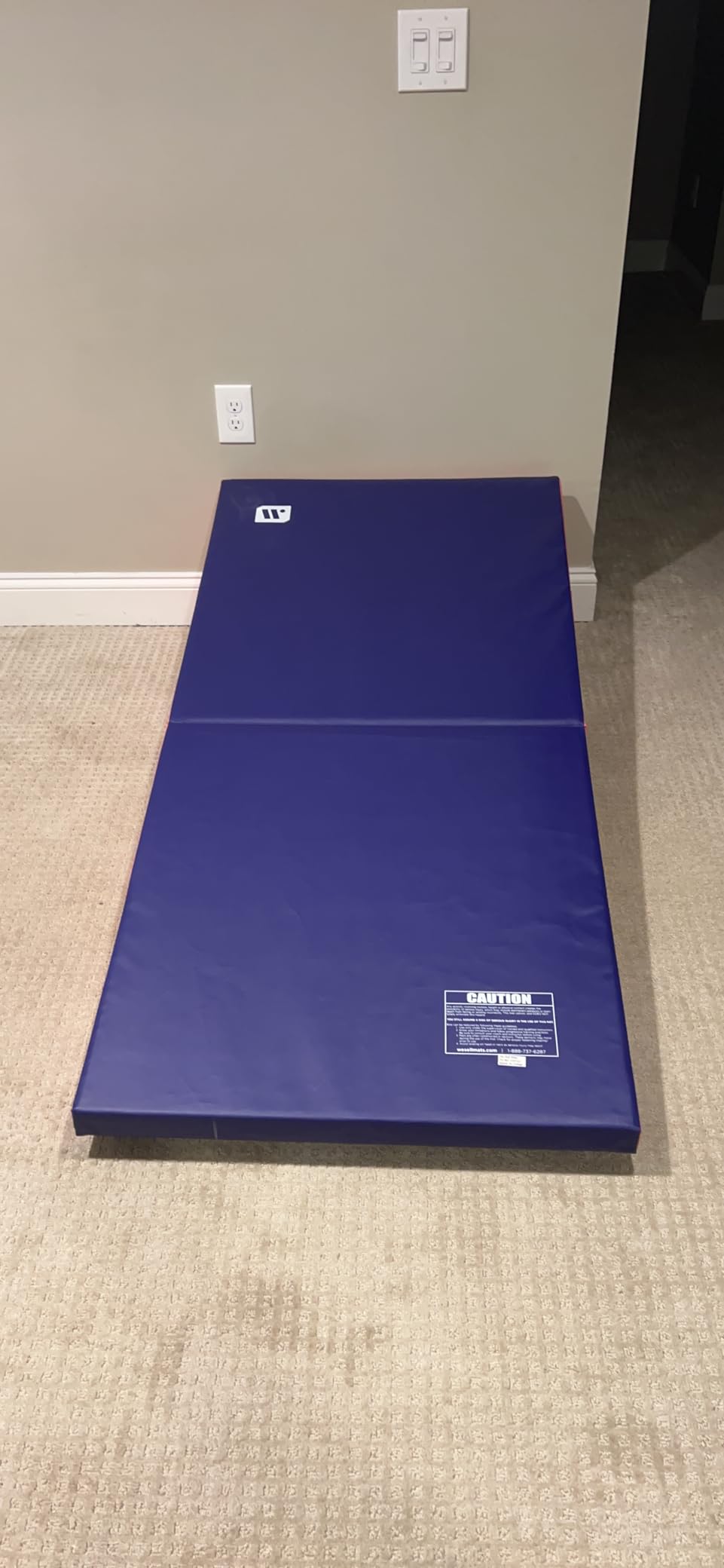 We Sell Mats Gymnastics Incline Mat, Cheese Wedge Skill Shape, Supportive Cushioned Tumbling Mat for Gymnastics, Cheerleading customer photo 1