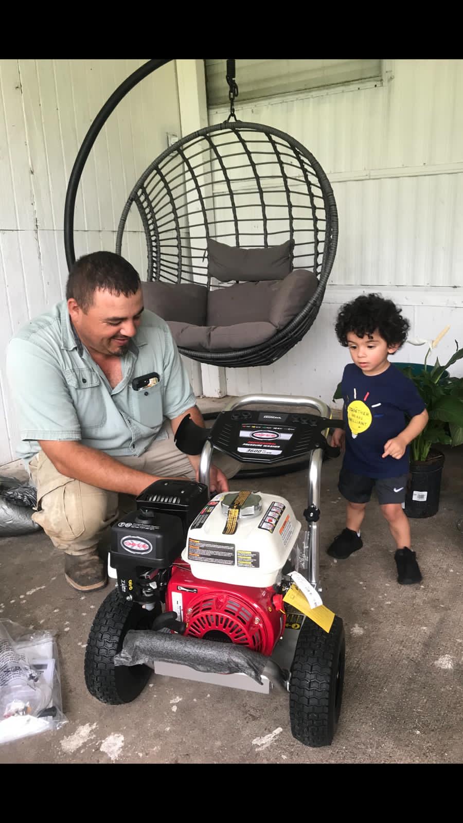Simpson Aluminum Series 3600 PSI Gas Pressure Washer, 2.5 GPM, Honda GX200 | Gas Power Washer For Professionals. AAA Triplex Pump, 35' Hose, 5 Nozzles, Steel Frame. 49-State Compliant. ALH3425 customer photo 1