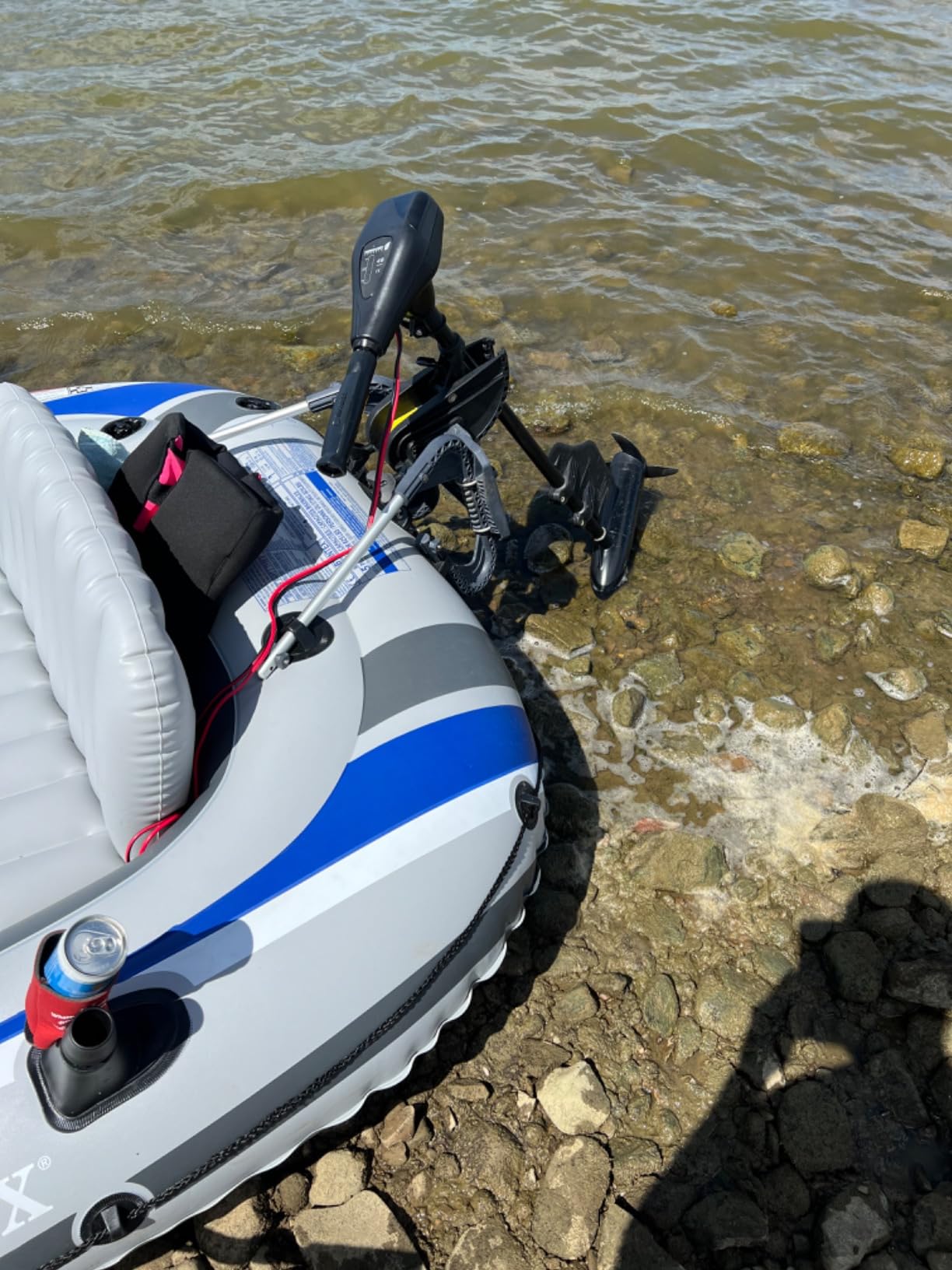 Newport NV-Series Thrust Saltwater Transom Mounted Trolling Electric Trolling Motor w/LED Battery Indicator customer photo 2