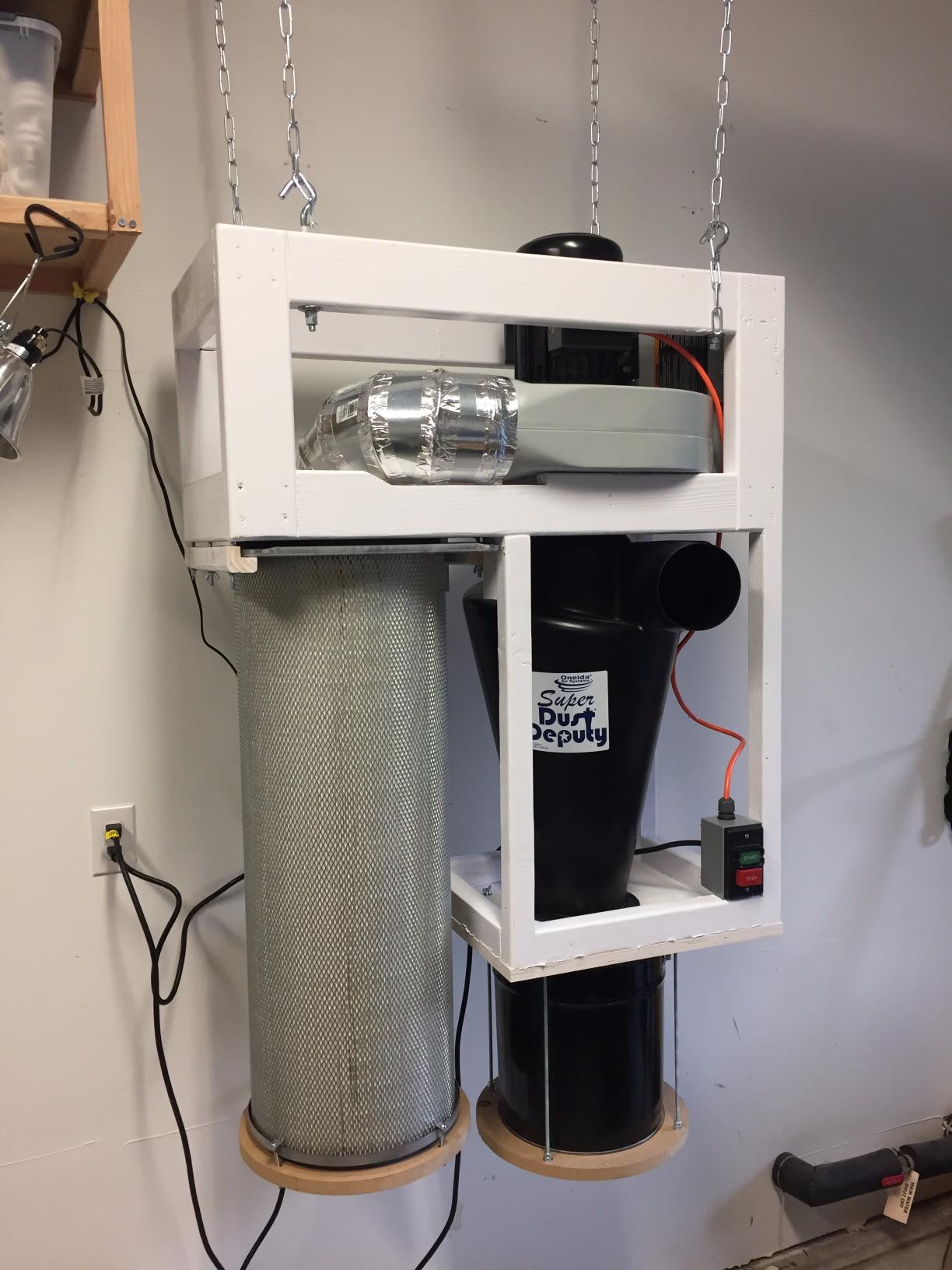 Oneida Air Systems Super Dust Deputy XL 6 Inch Lightweight DIY Cyclone Attachment for 3 to 5HP Single Stage Dust Collector, Accessory Only, Black customer photo 2