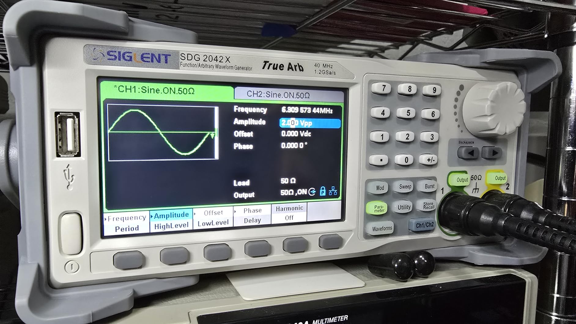 Siglent Technologies SDG2042X Arbitrary Waveform Function-Generators, 40 MHz, Grey customer photo 2