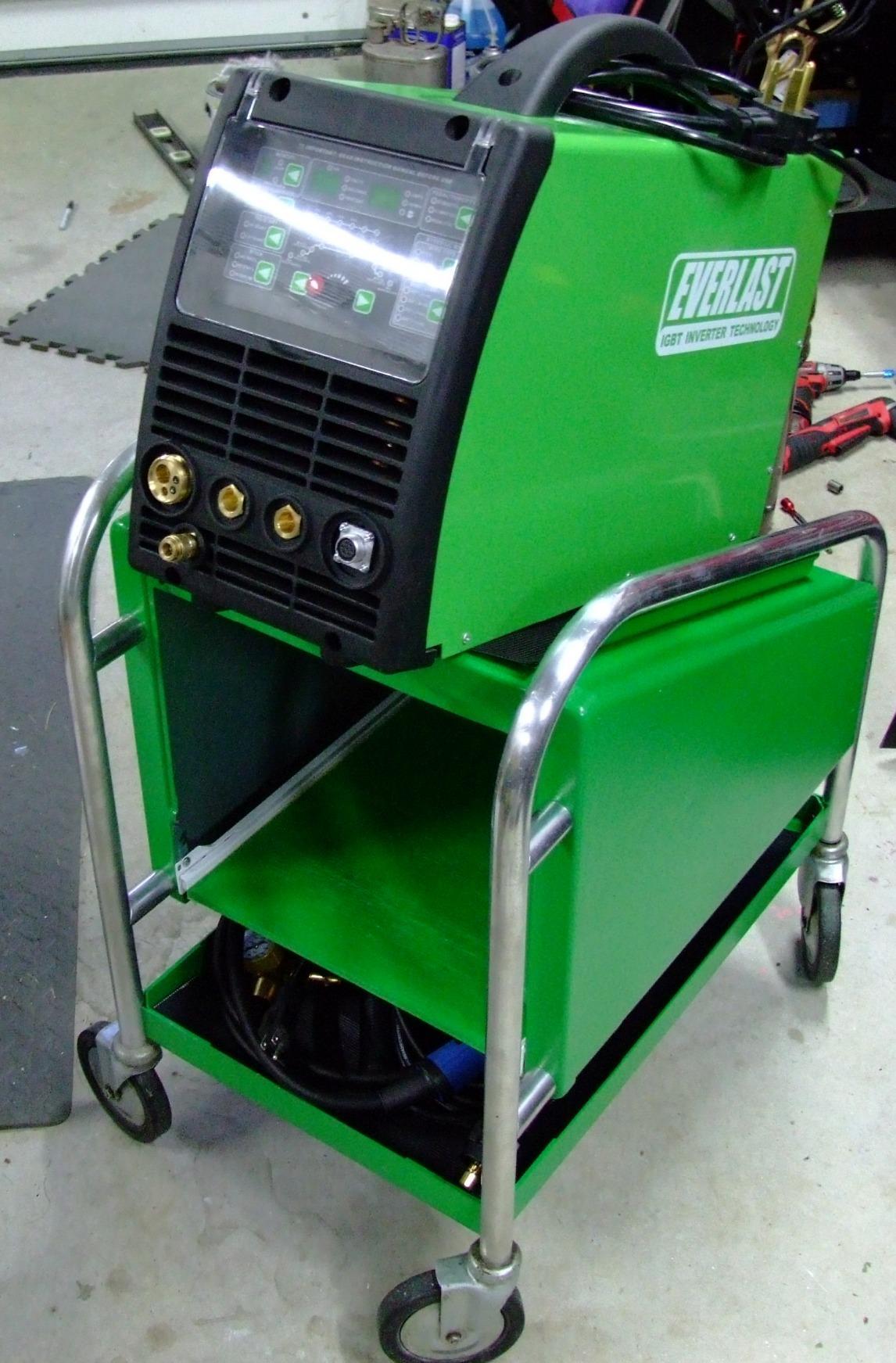 Everlast THUNDER 215 200A MIG TIG Stick Welder, Multi-Process 110V/220V, Dual Voltage, Professional Welding Machine for MIG, TIG, Stick Applications customer photo 1