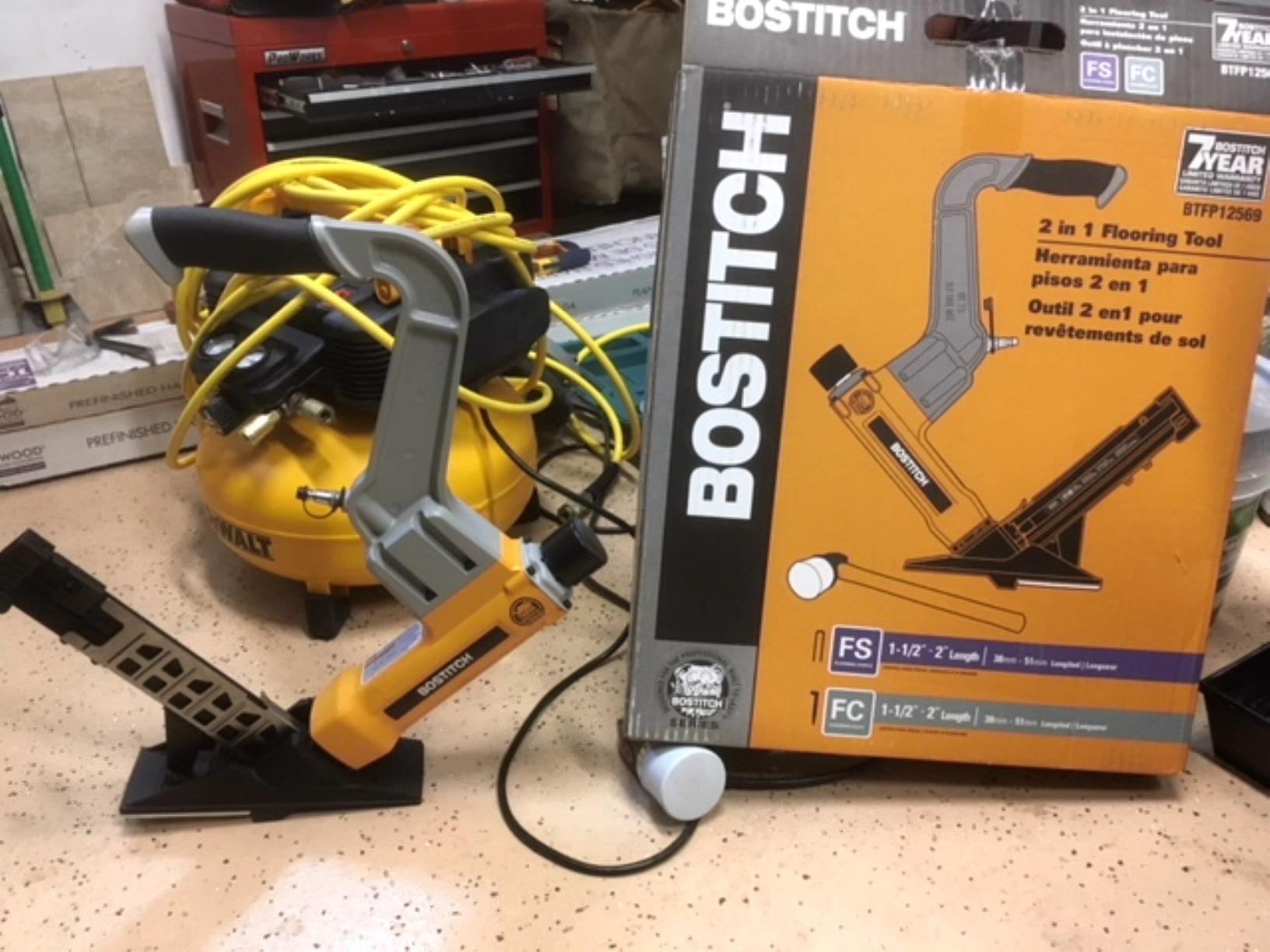 Bostitch Staples Flooring Pneumatic Nailer customer photo 1