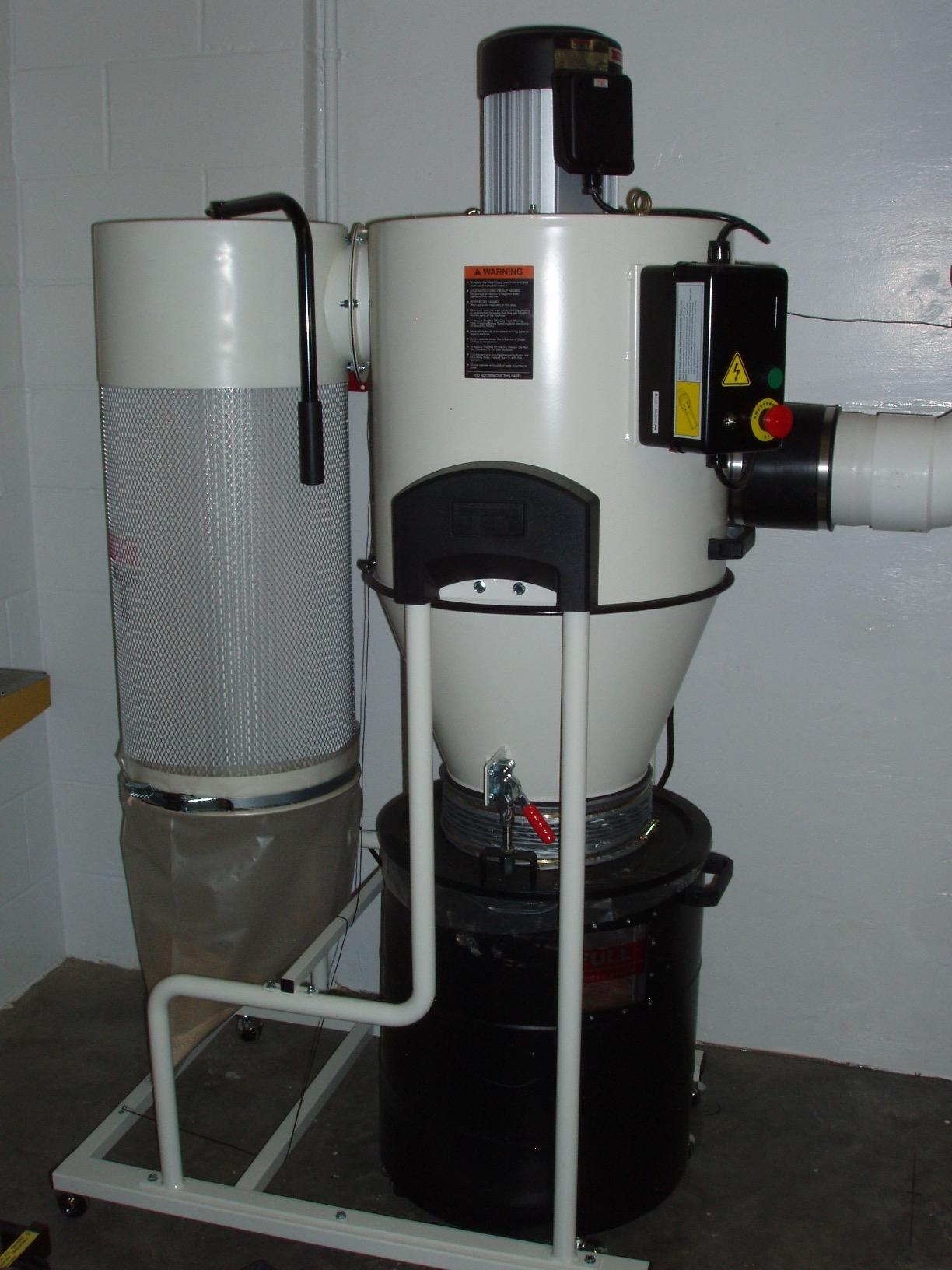 JET Cyclone Dust Collector, 2-Micron Filter, 2 HP, 230V 1Ph (Model JCDC-2) customer photo 2