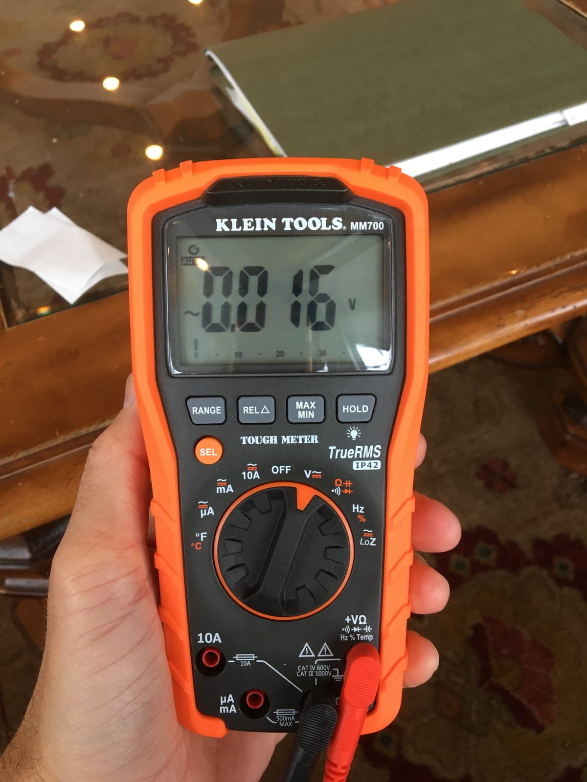 Klein Tools MM700 Digital Multimeter, Electrical Tester Auto Ranging, for AC/DC, LOZ, Temp, Capacitance, Resistance, Frequency, 1000V customer photo 1