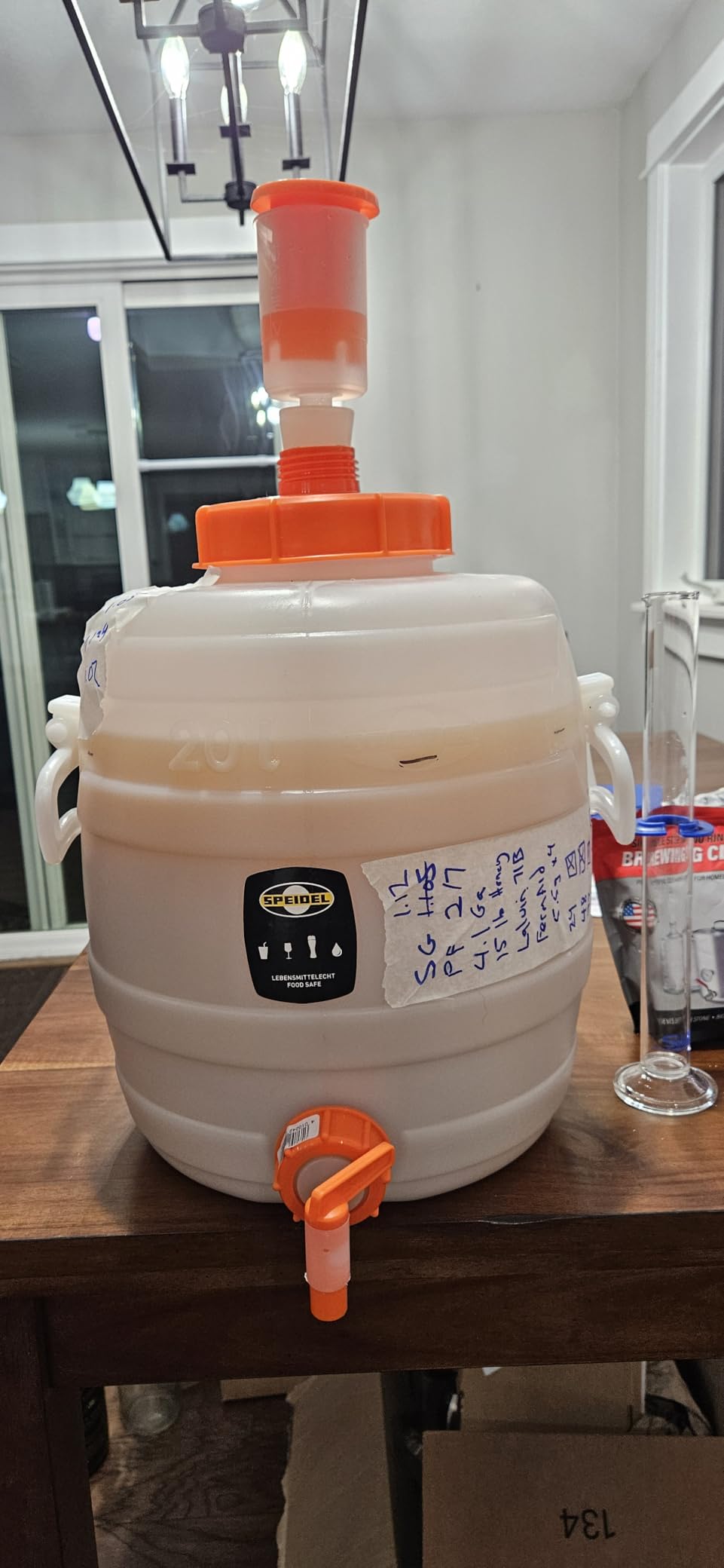 Speidel Plastic Fermenter - 20L (5.3 gal) customer photo 1