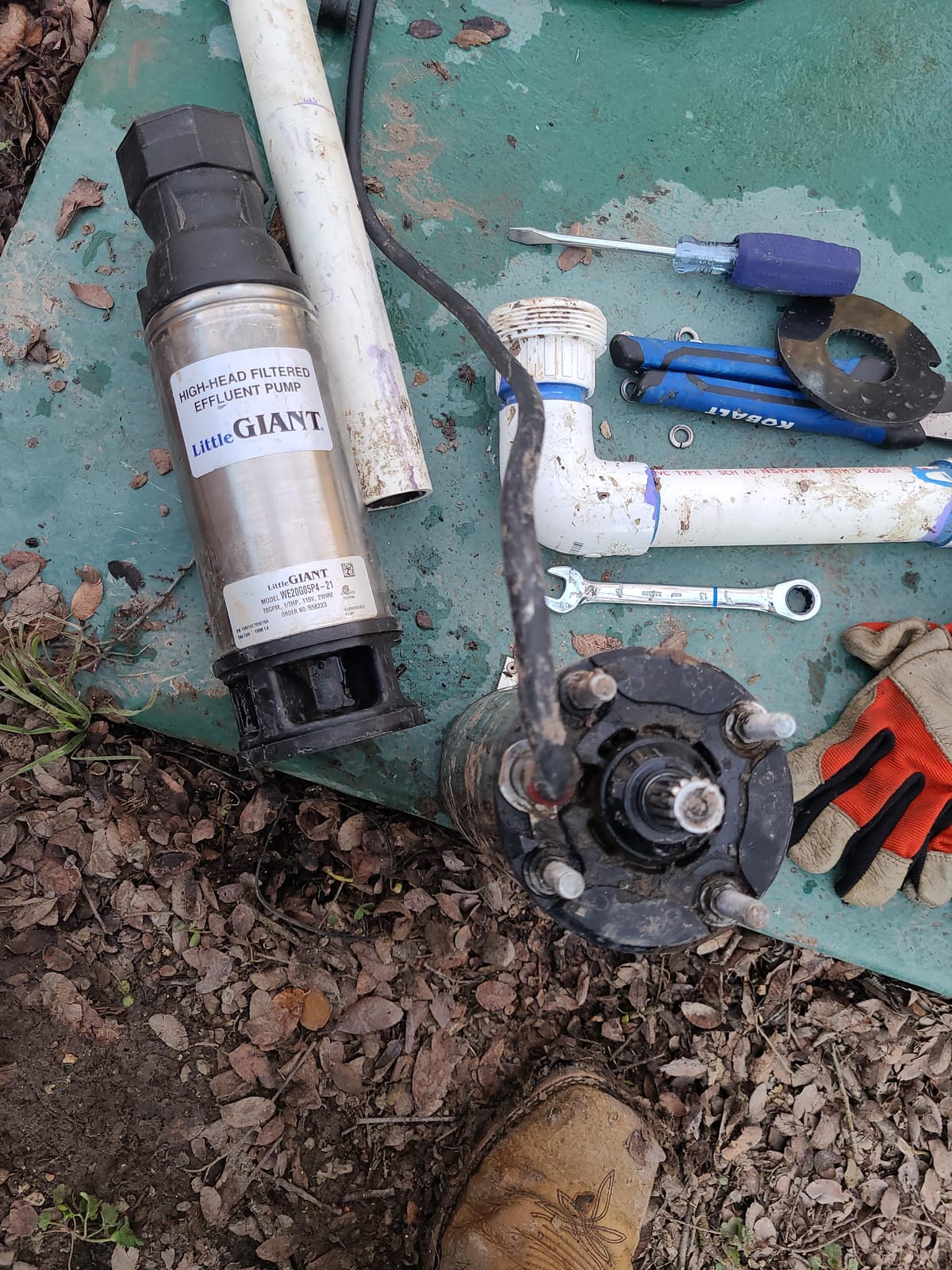 Little Giant 1/2 HP High Head Filtered Effluent Pump, Steel | High Head Design, 1560 GPH, Aeration & Commercial Fountain Use, Steel Construction, 115 Volt, Model WE20G05P4-21 customer photo 1
