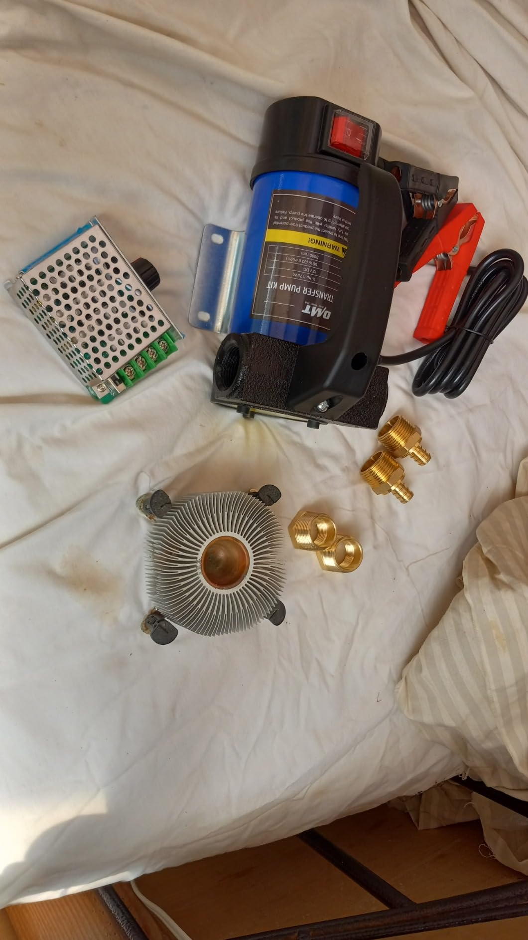 OMT Diesel Transfer Pump, 12V Fuel Transfer Pump with Nozzle Hoses | Self Priming DC Electric Fuel Pump Kit for Transferring Diesel, Kerosene, Oil Not Included customer photo 2