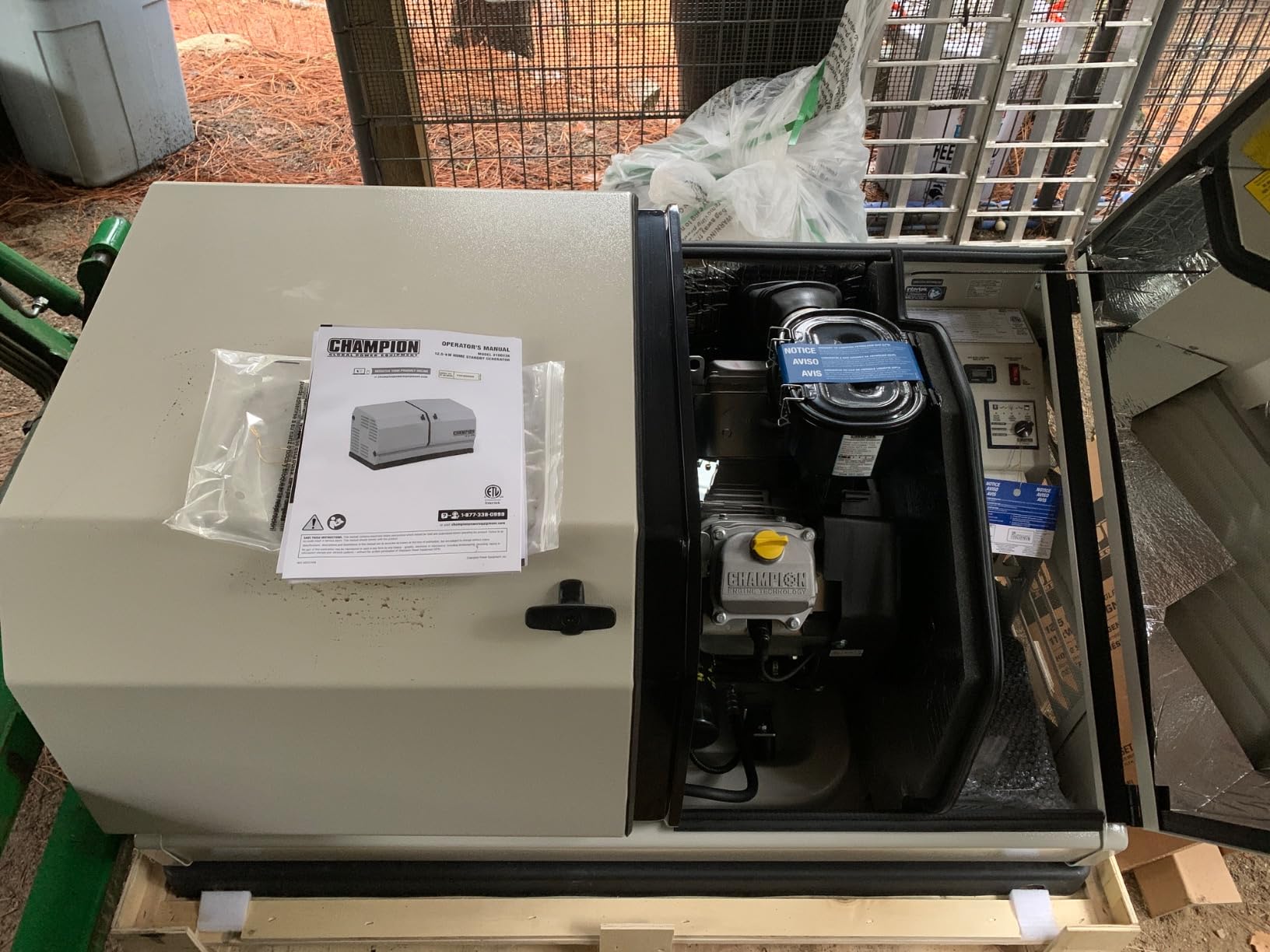 Champion 12.5-kW Home Standby Generator with 100-Amp Outdoor-Rated Automatic Transfer Switch customer photo 1