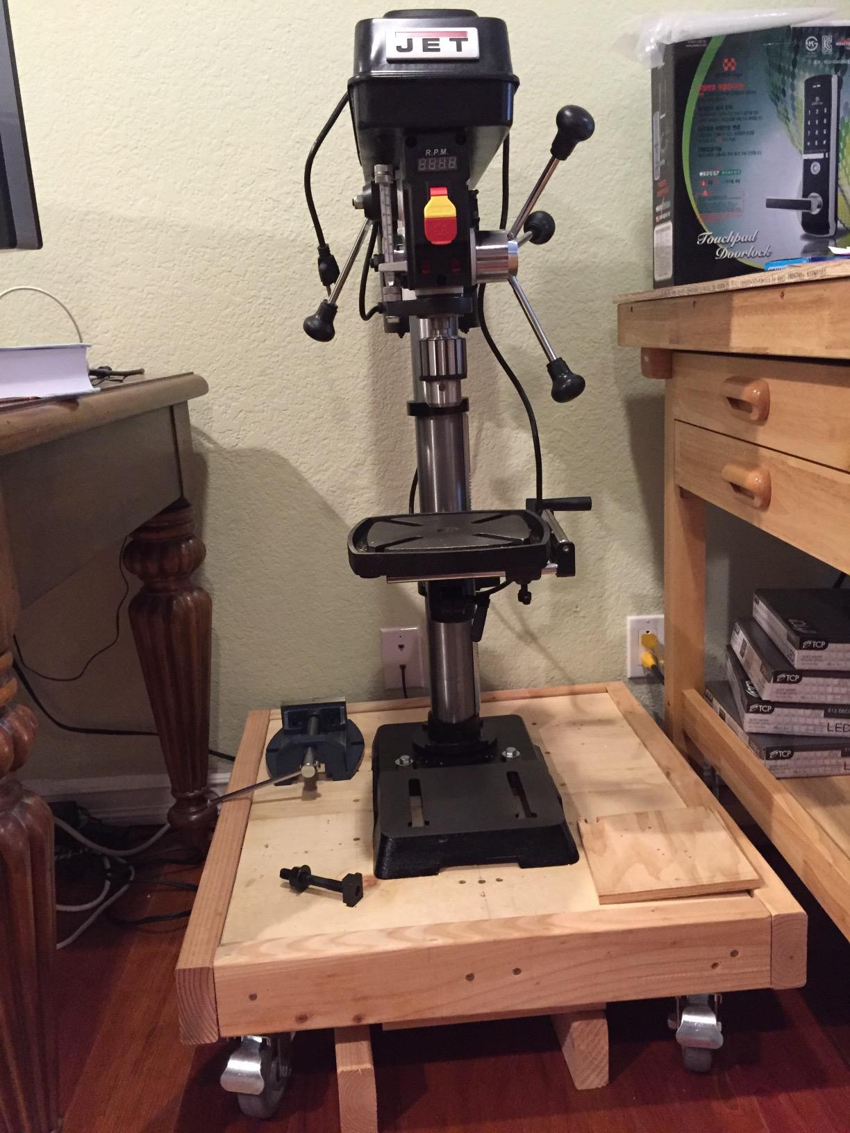 JET 12-Inch Benchtop Drill Press, Variable Speed, 1/2 HP, 115V 1Ph (Model JWDP-12) customer photo 1