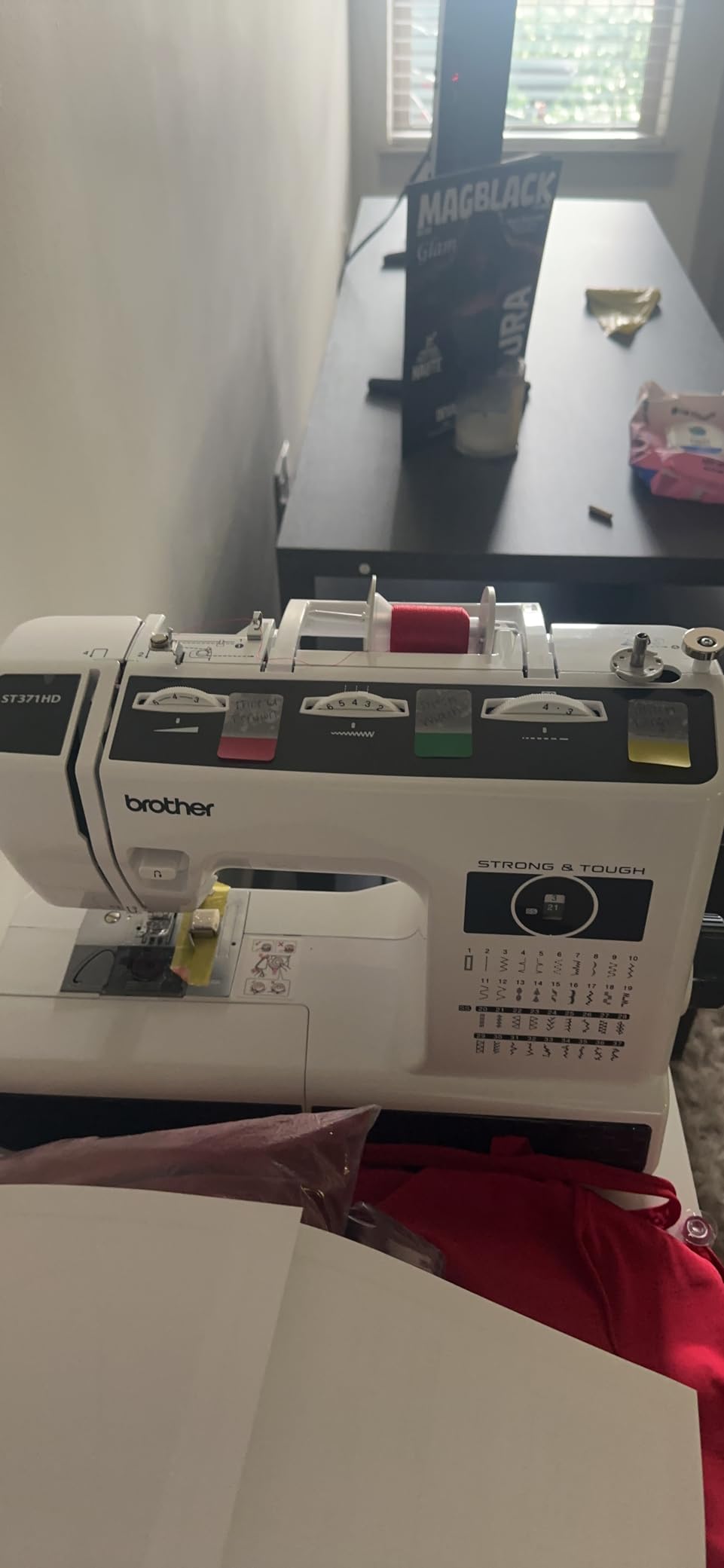 Brother Sewing Machine ST371HD, 37 Built-in Stitches, 6 Included Feet | Strong & Tough, Free arm option, automatic needle threader, jam-resistant; sewing machines for beginners and seasoned sewers customer photo 2