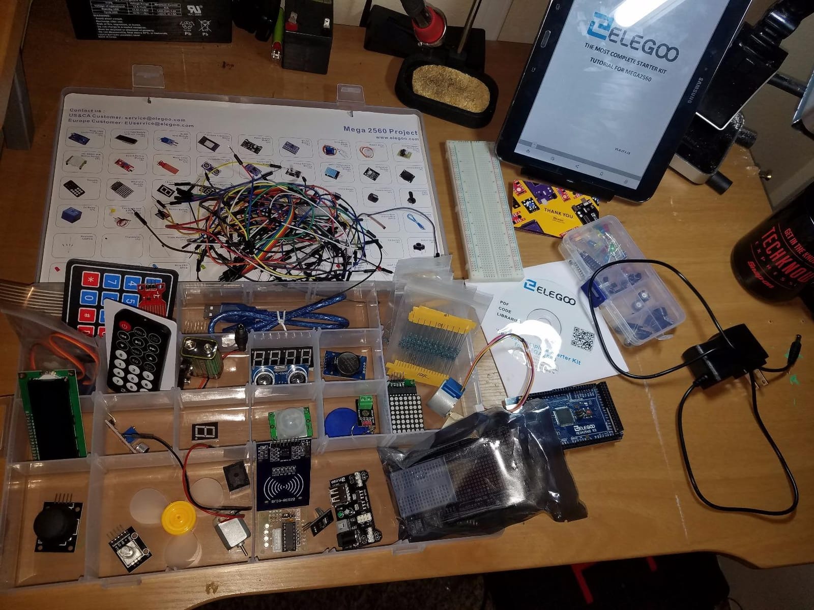 ELEGOO Mega R3 Project The Most Complete Ultimate Starter Kit with Tutorial Compatible with Arduino IDE customer photo 2