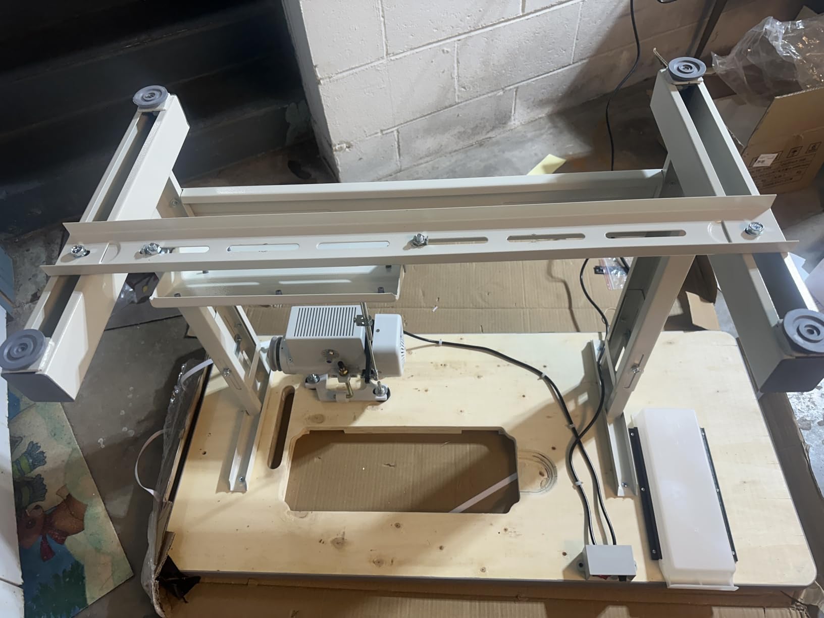 Juki DDL-8700-H Industrial Straight Stitch Sewing Machine, K.D Table & Servo Motor DIY customer photo 2