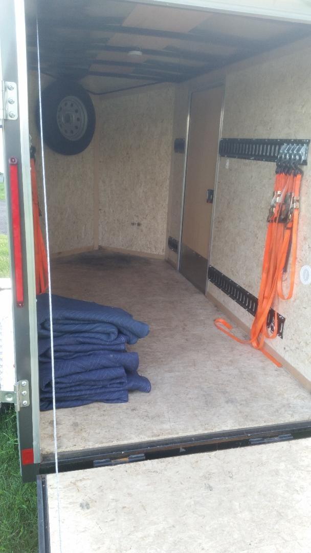 DC Cargo Mall E Track Tie Down Rail Kit 8' (4 Pack) for Garages, Vans, Trailers, Motorcycle Tie Downs, ATV Mountings - Powder-Coat Black - Secure Cargo & Heavy Loads Up to 2,000 lbs customer photo 2