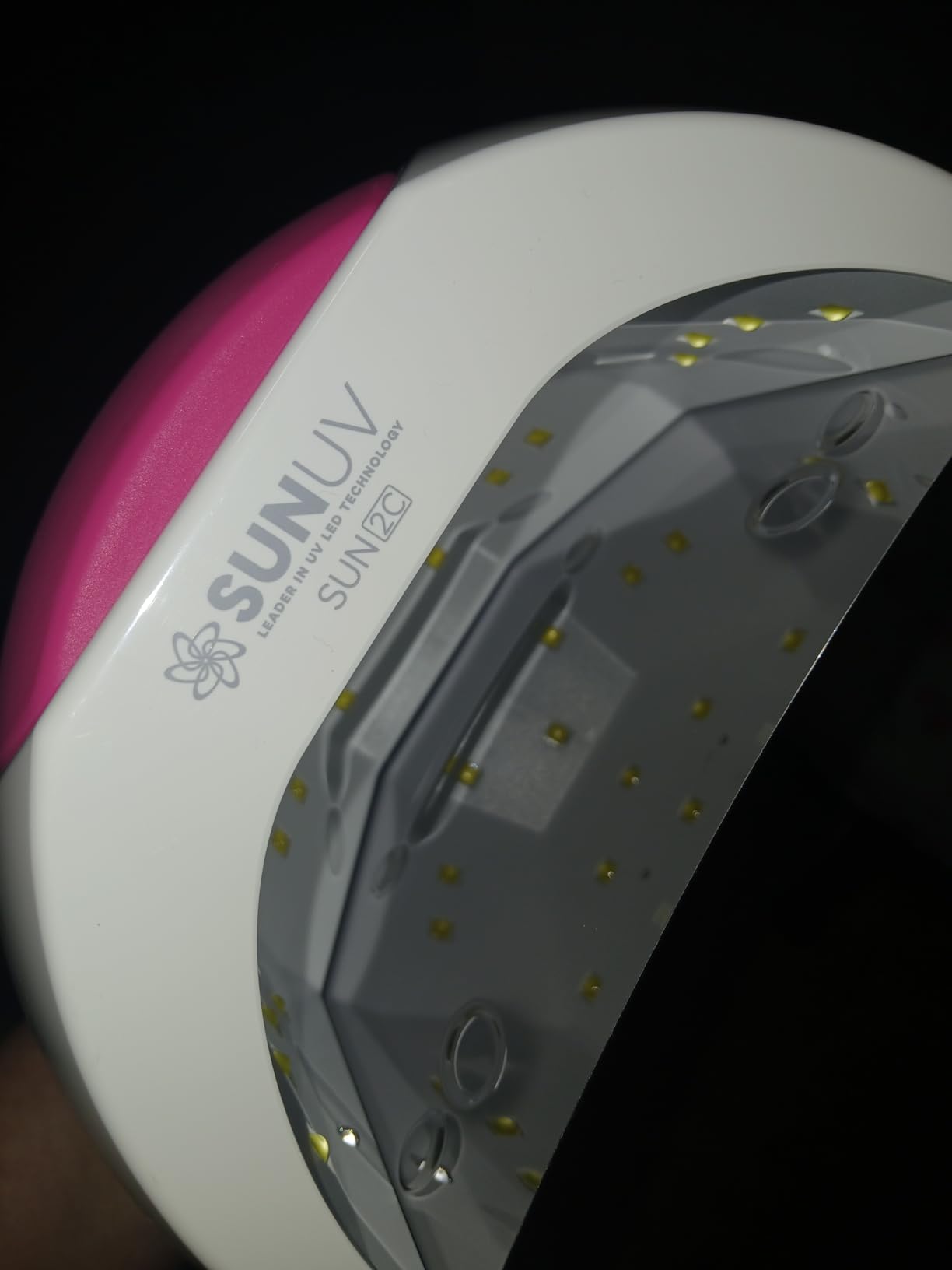 SUNUV UV Light for Gel Nail, Professional UV LED Nail Lamp SUN2C Rose | 4 Timer Settings, 33 LEDs, Fast Curing Lamp, Auto Sensor, Removable Base customer photo 2