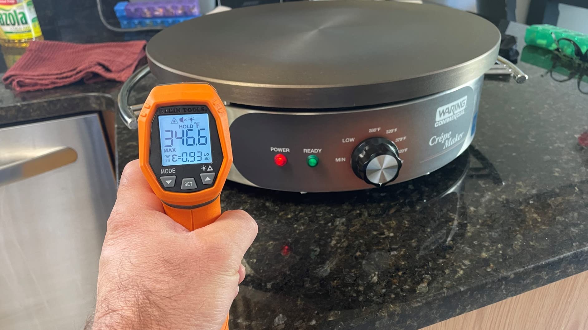 Waring Crepe Maker with 120V & 16