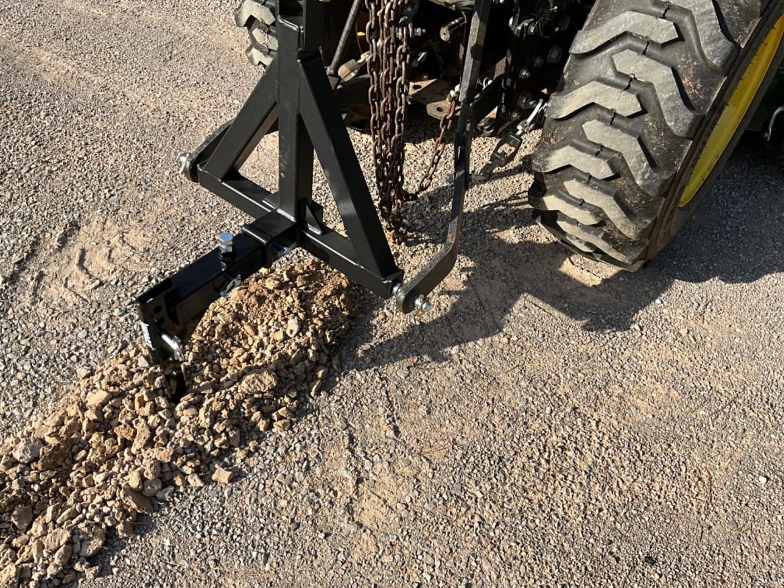 Impact Implements ATV/UTV/Garden Tractor Middle Buster for Sub-Soil Work. Cut furrows, dig root vegetables, install irrigation, prep planting rows. customer photo 1