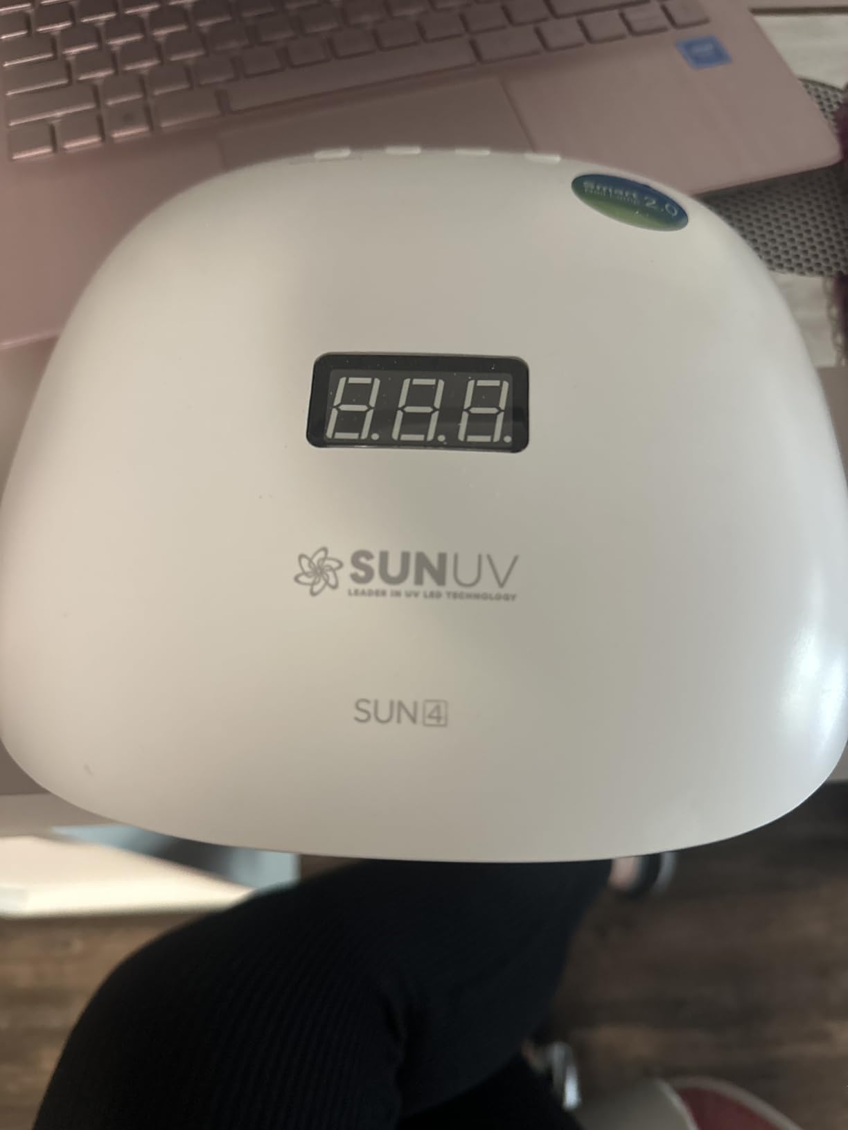SUNUV UV LED Nail Lamp, UV Light for Nails, LCD Display, 36 LEDs SUN4 Black | 4 Timer Settings (10s/30s/60s/99s), Fast Curing Lamp, Auto Sensor customer photo 1