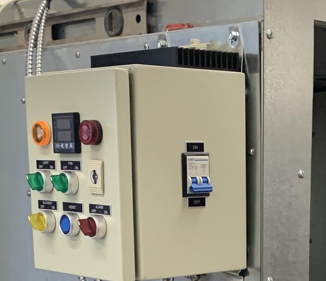 Powder Coating Oven Controller Kit w/Light & Fan Control, 240V 30A 7200W (KIT-PCO204) (DIY Kit Only) customer photo 1