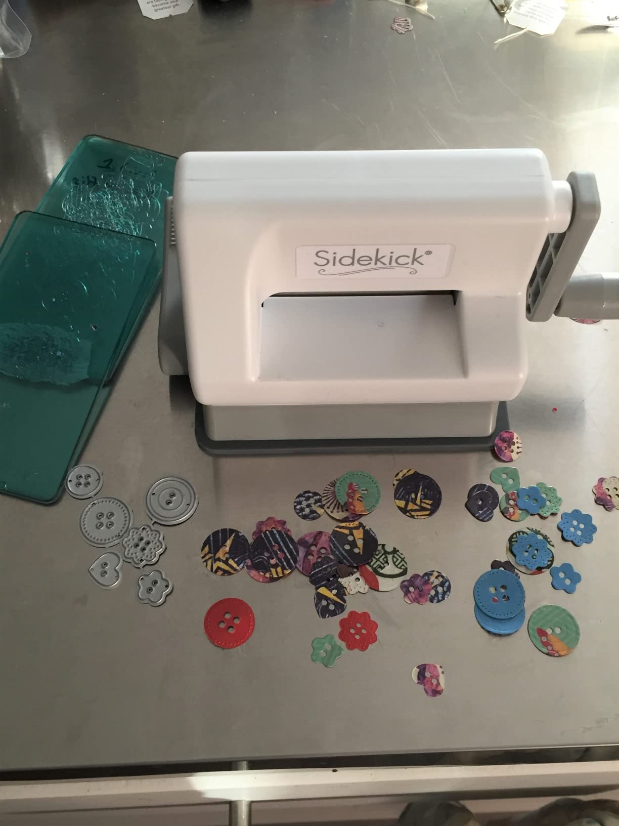 Sizzix Sidekick Starter Kit 661770 Portable Manual Die Cutting & Embossing Machine for Arts & Crafts, Scrapbooking & Cardmaking, 6.35 cm Opening, 2.5