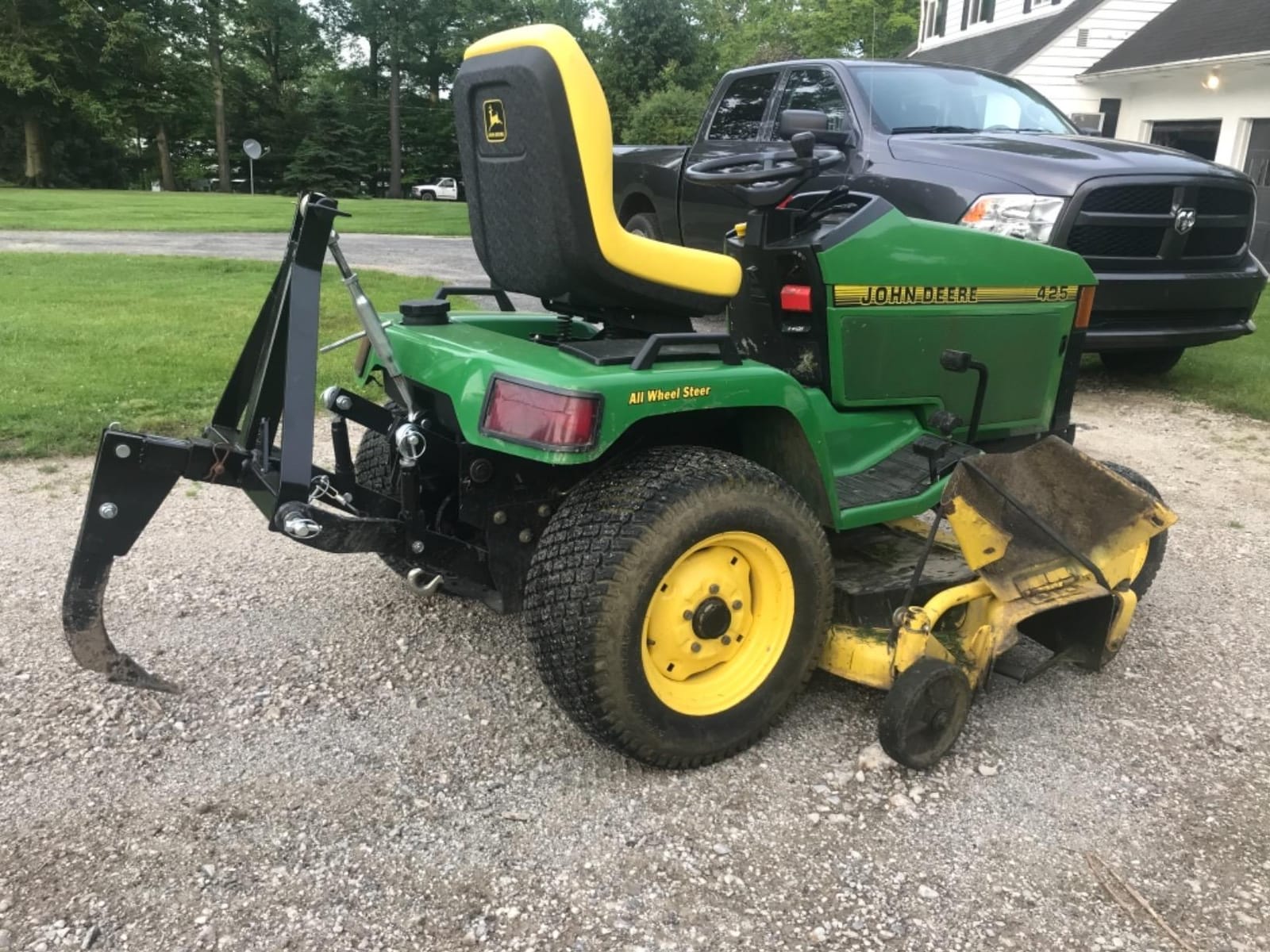Titan Attachments Hitch-Mounted Ripper, Cat 0 & Cat 1 Tractor/ATV/UTV Compatible, Fits 2in Hitch Receivers, Two Height Adjustments, Subsoiler with Reversible Tooth, 3 Point Landscaping Trencher customer photo 2