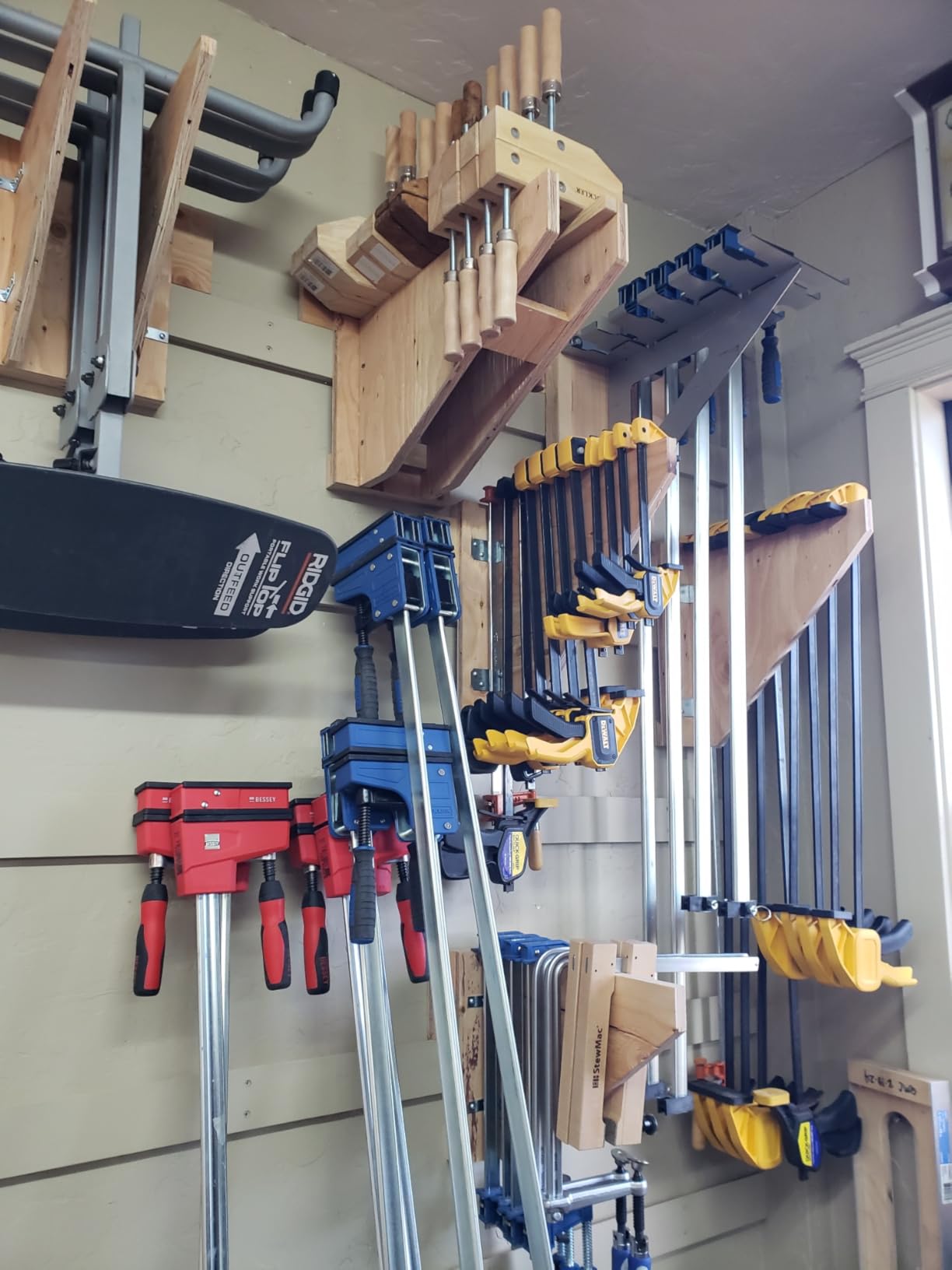 Rockler HD Pipe Clamp Rack for Clamps up to 60