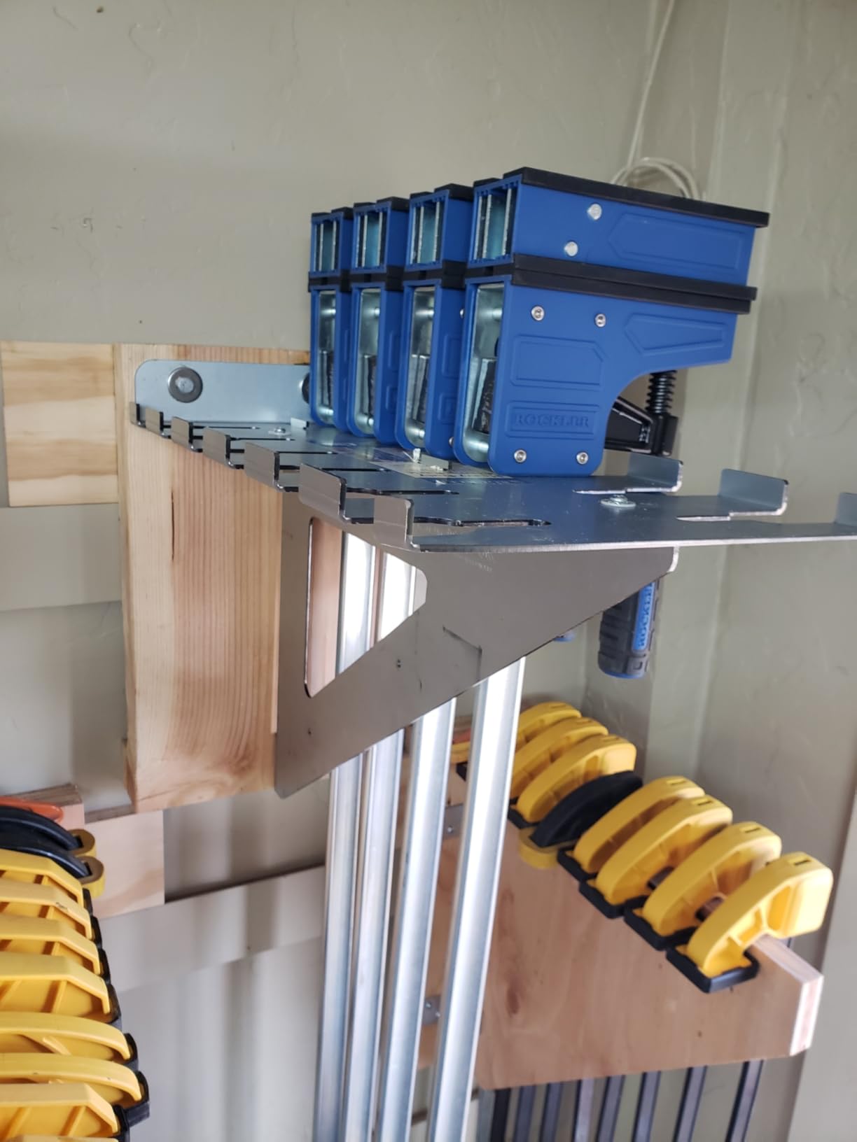Rockler HD Pipe Clamp Rack for Clamps up to 60