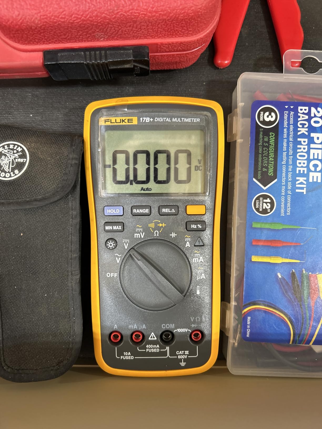 Fluke 17B+ Digital Multimeter for Electrical Applications, Measures AC/DC Voltage 1000V, Current to 10A, Resistance, Continuity, Diode, Capacitance, Frequency, and Temperature customer photo 2