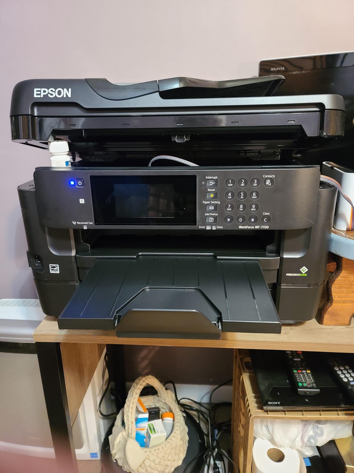 Epson WorkForce WF-7720 Wireless Wide-Format Color Inkjet Printer with Copy, Scan, Fax, Wi-Fi Direct and Ethernet, Amazon Dash Replenishment Ready customer photo 1