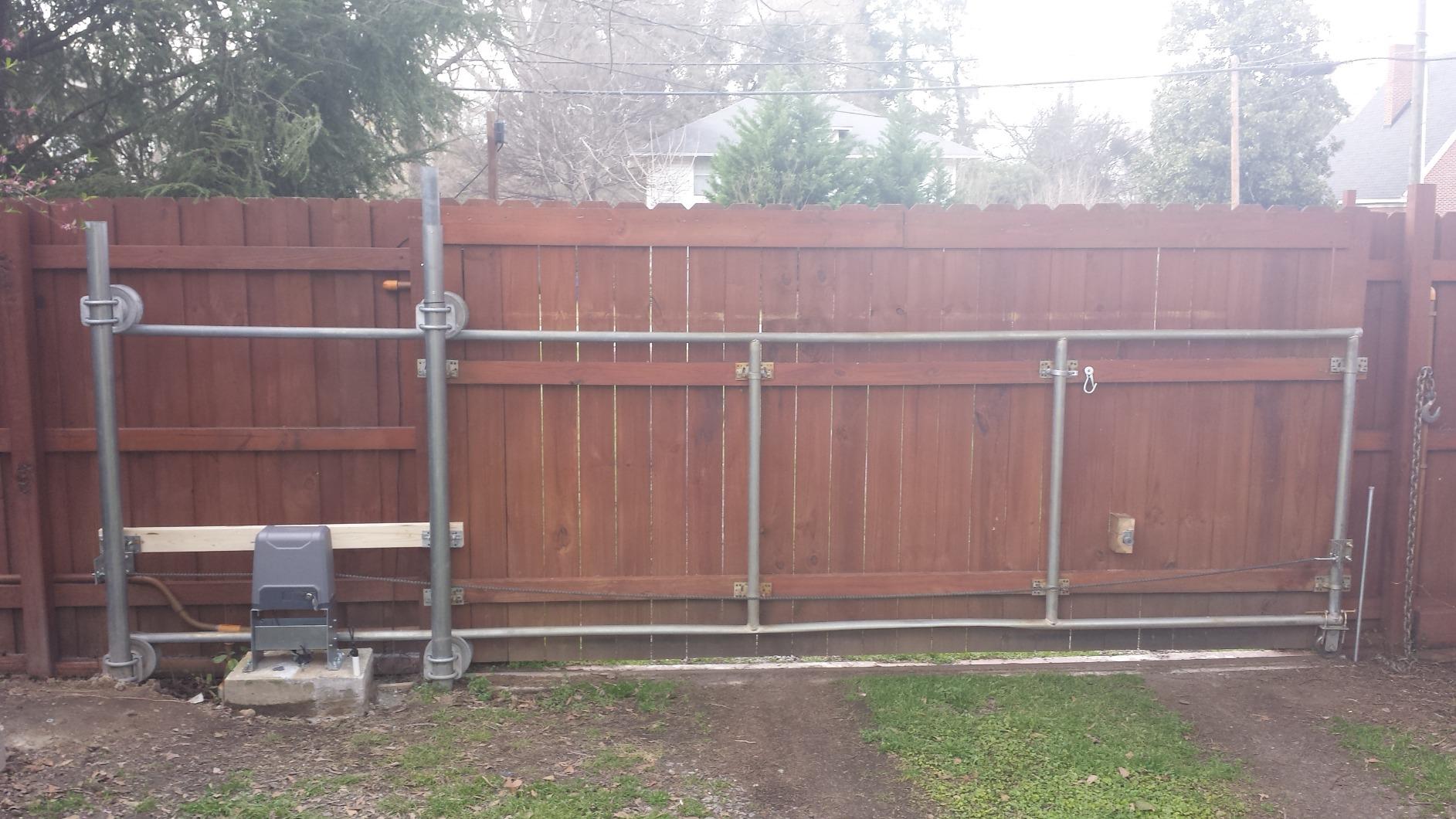 CO-Z 3300 lb Automatic Sliding Gate Opener with 2 Remote Controls, Electric Rolling Driveway Slide Gate Motor customer photo 1