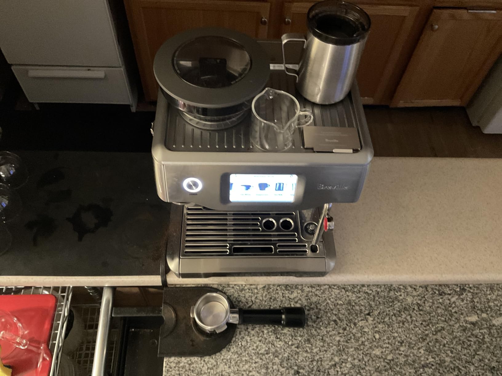 Breville BES880BSS Barista Touch Espresso Machine, Brushed Stainless Steel customer photo 1