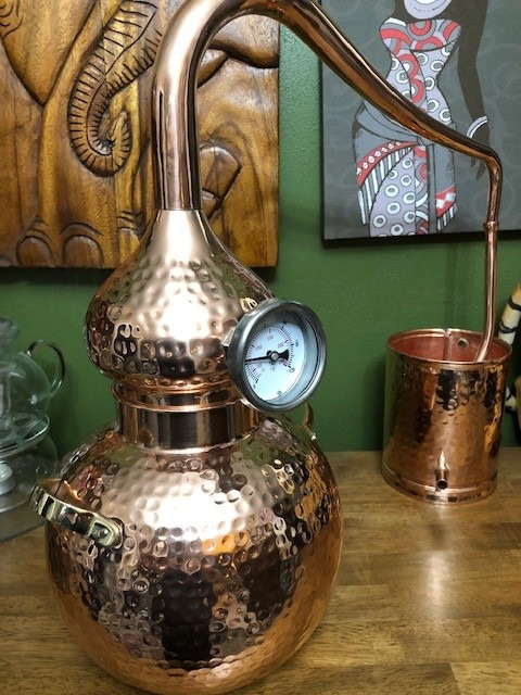 5 litres Pure Copper Alembic Still for Whiskey, Moonshine, Essential Oils by Copperholic customer photo 1