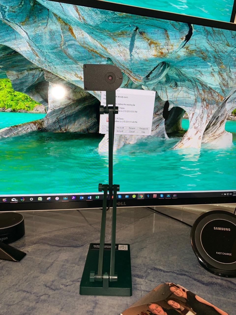 IPEVO V4K Ultra High Definition 8MP USB Document Camera - Mac OS, Windows, Chromebook Compatible for Live Demo, Web Conferencing, Distance Learning, Remote Teaching, Green customer photo 2