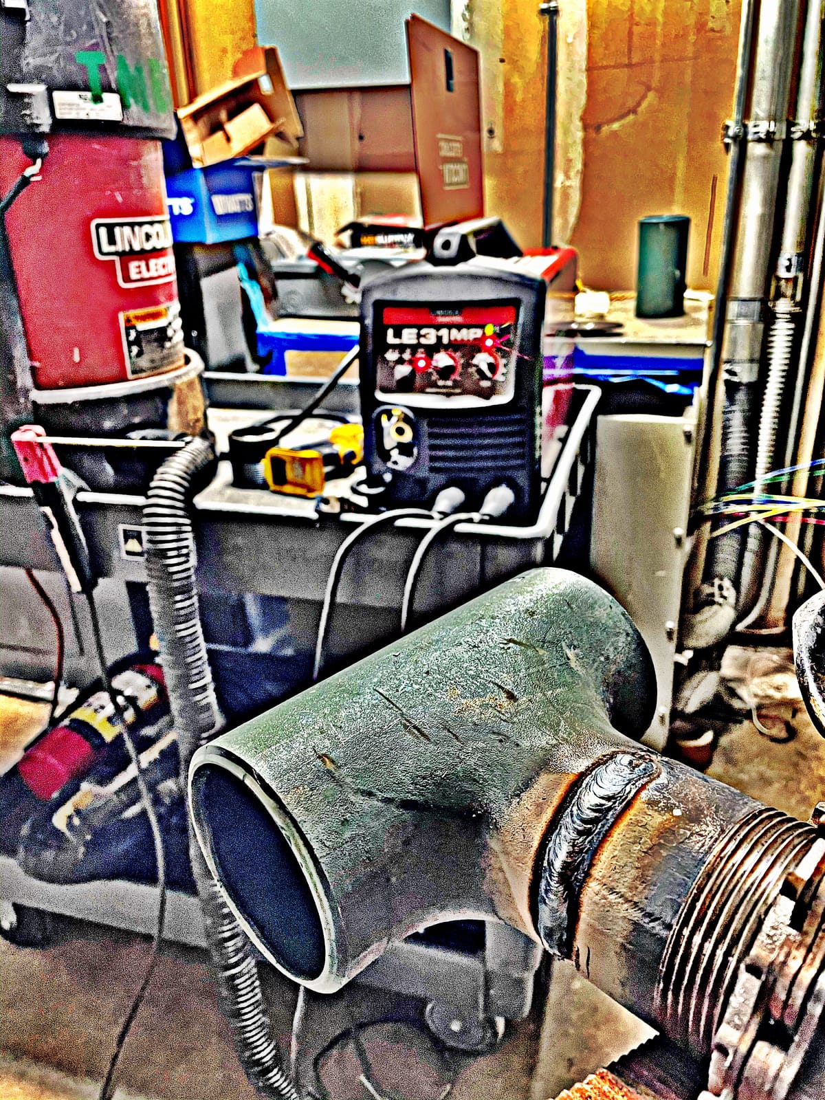 Lincoln Electric 140 Amp LE31MP Multi-Process Stick/MIG/Flux-Core/TIG, 120V, Aluminum Welder with Spool Gun Sold Separately customer photo 1