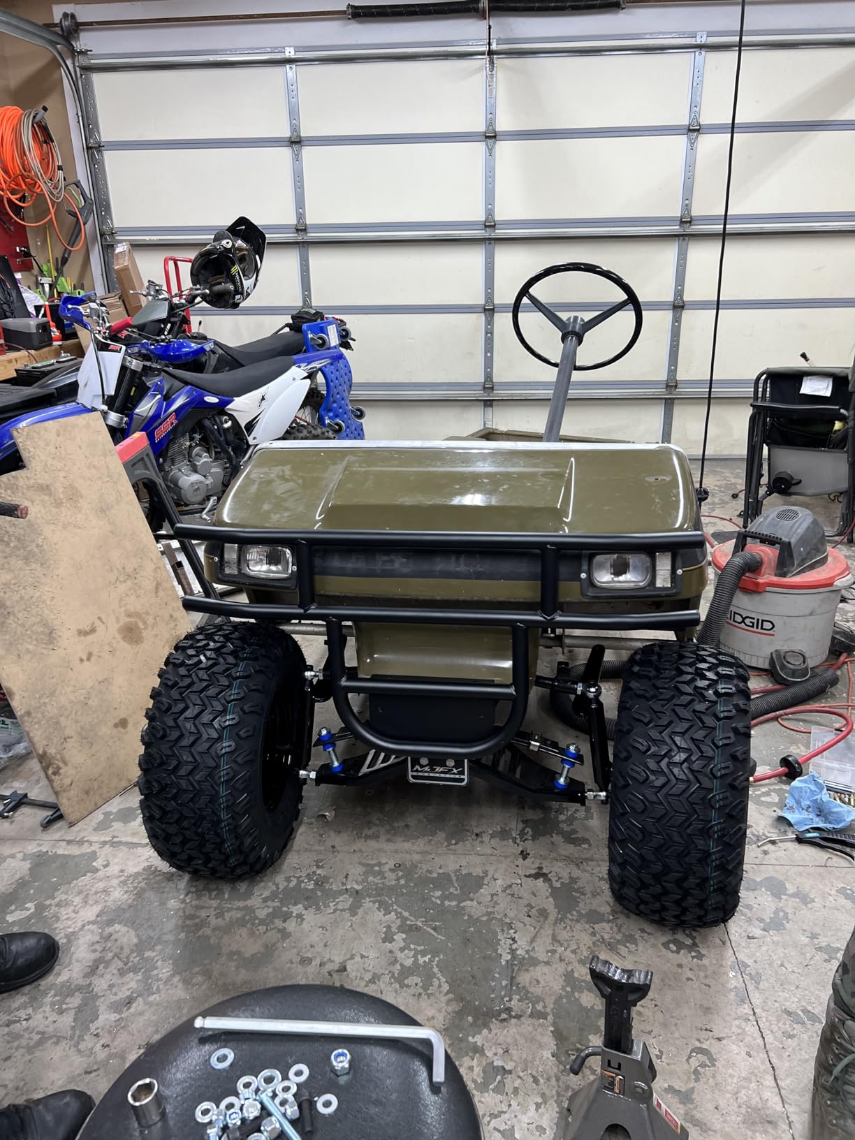MADJAX Heavy Duty Lift Kit for Club Car DS Golf Cart Models | 6 Inch A-Arm Lift Kit | Compatible with 1982-2000 Models with Metal Dust Covers customer photo 2