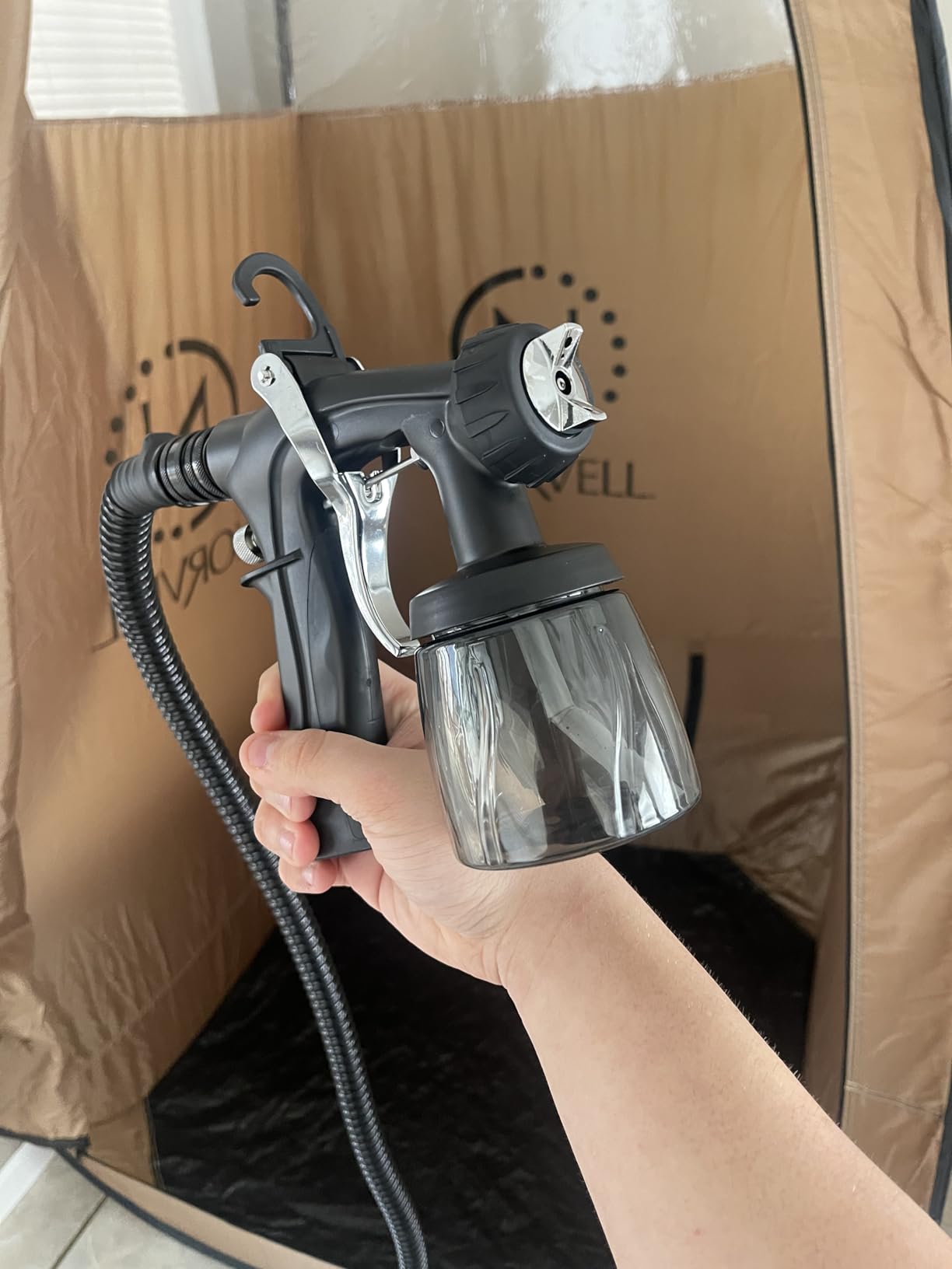 Norvell M1000 HVLP Spray Tan Machine and Gun Kit with 3 Tanning Solutions | Includes Tuscan Plus, Venetian & Dark Solutions 8 oz - Professional Airbrush Tanning System with Norvell University Training customer photo 1