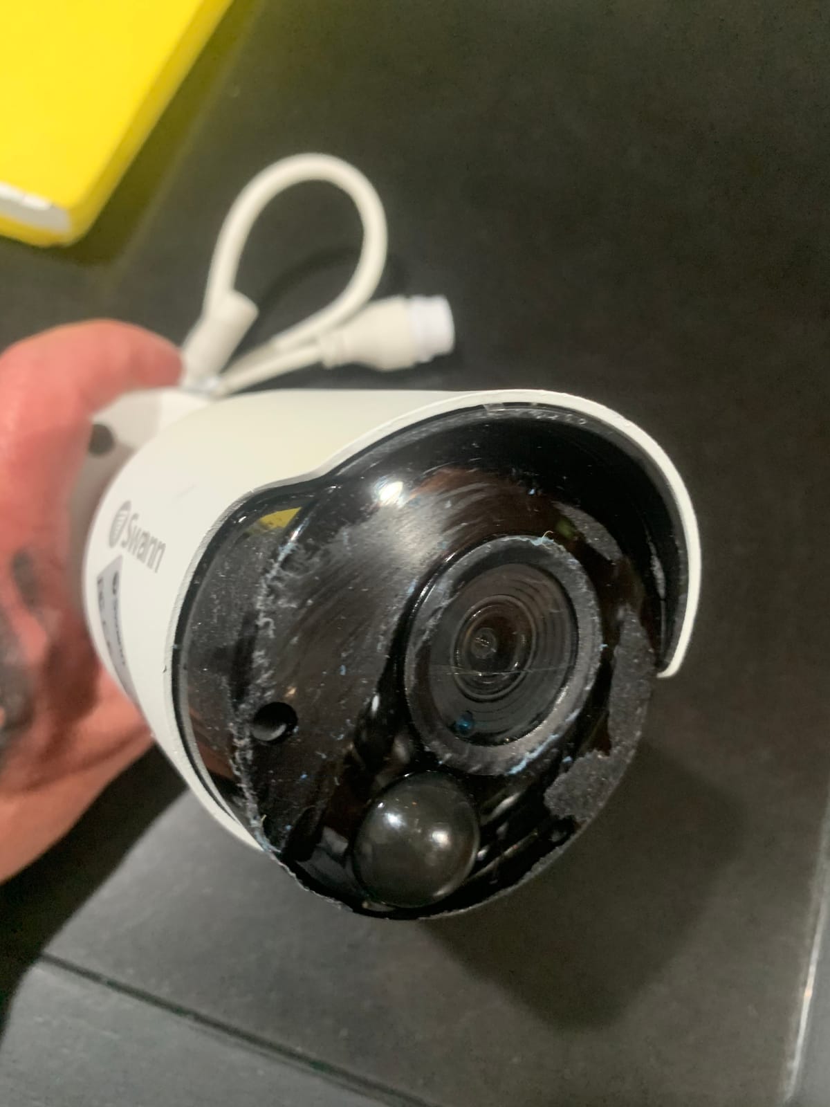 Swann Wired PIR Bullet Security Camera, 4K Ultra HD Surveillance Cam with Color Night Vision, Indoor/Outdoor, Thermal, Heat & Motion Sensing, Audio Monitoring, Add to NVR with PoE, SWNHD-885MSB customer photo 1