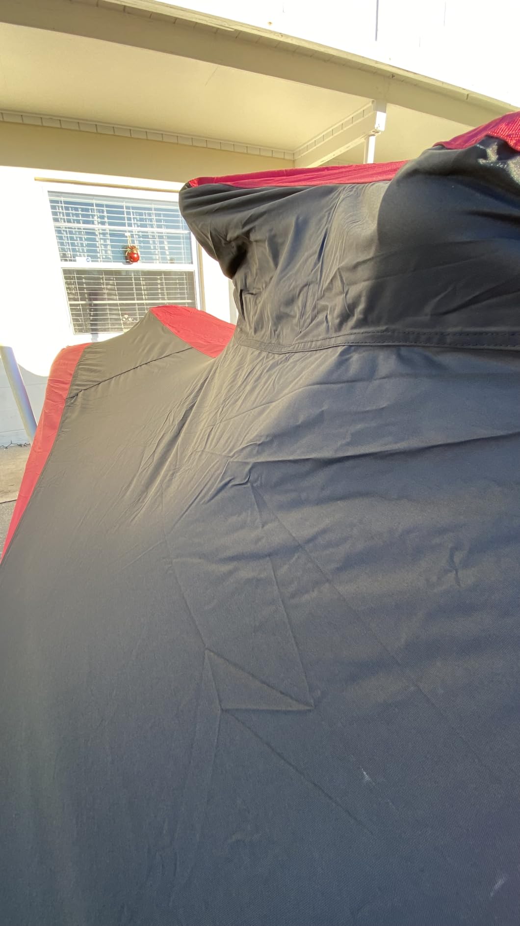AllGuard Weatherproof Max Jet Ski Cover, Heavy Duty 600D Marine Grade Polyester, Protects from Rain, Sun, UV & More - Gray/Black (Fits Jet Ski Length: 135