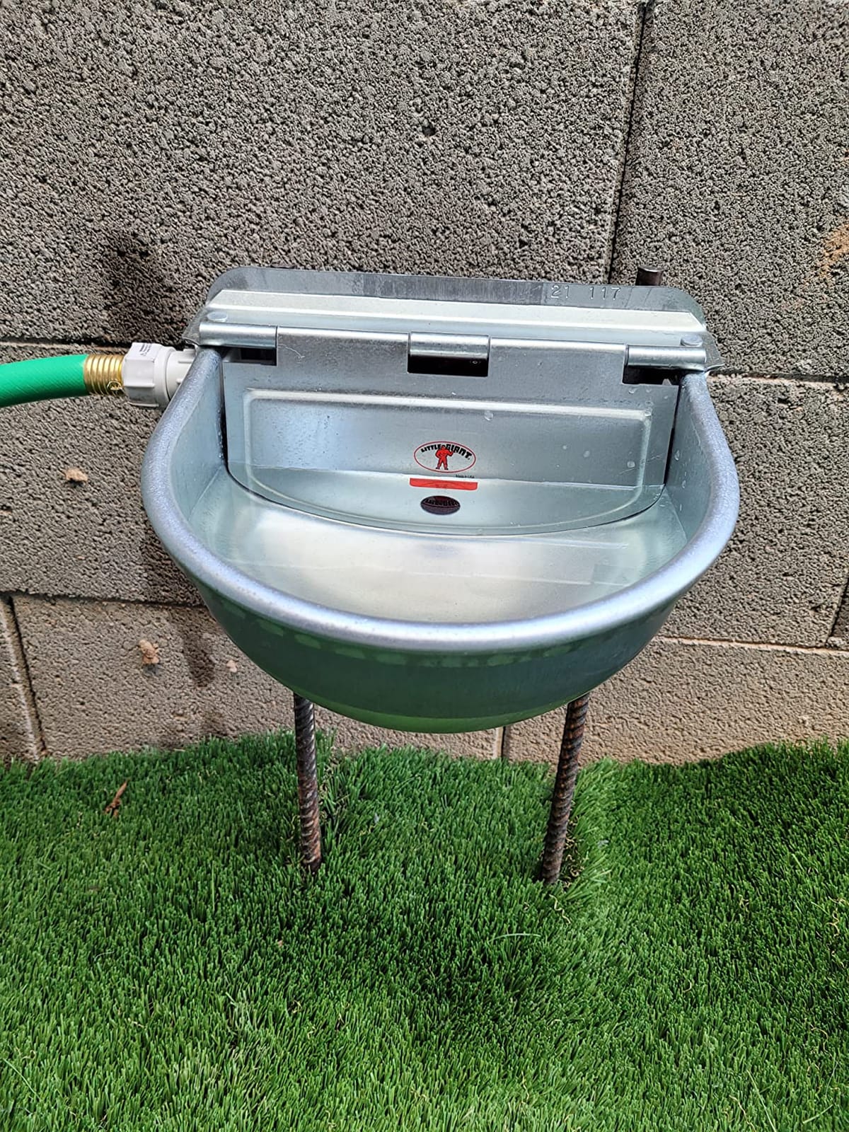 Little Giant 88SW All Purpose Automatic Stock Waterer for Horses, Cattle and Other Outside Animals; 10