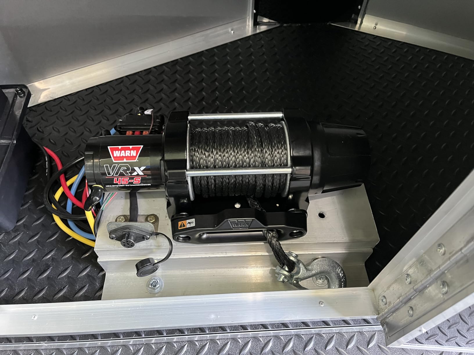 WARN VRX 45-S Powersport Winch for ATV& UTV with 4,500 lb Pulling Capacity | Synthetic Rope, Sealed Motor, All-Metal Gear Train, Waterproof Construction, Trail Riding & Utility Work customer photo 1