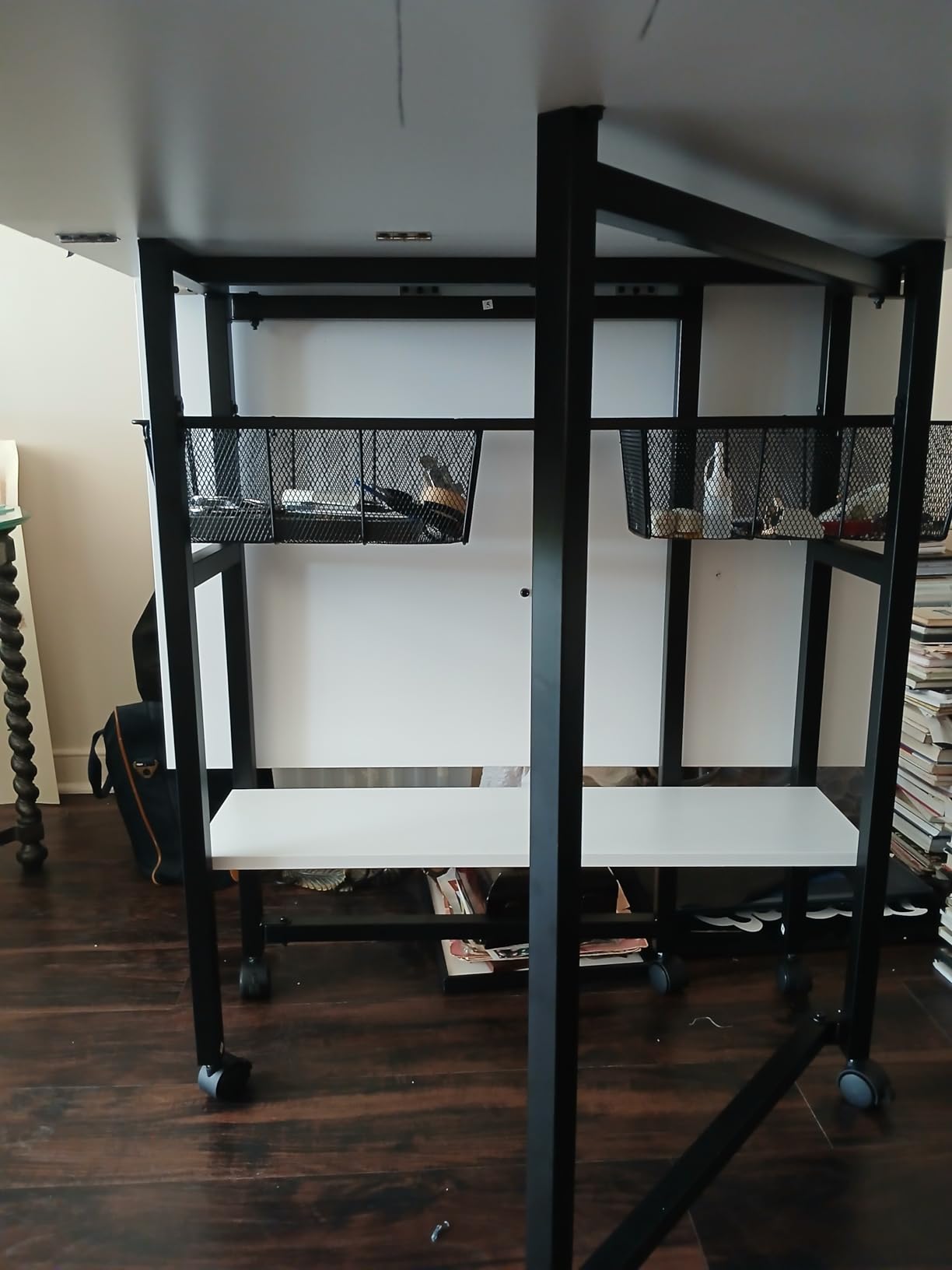 Studio Designs Sew Ready Fabric Cutting Standing Table with Craft Organizers - 58.75