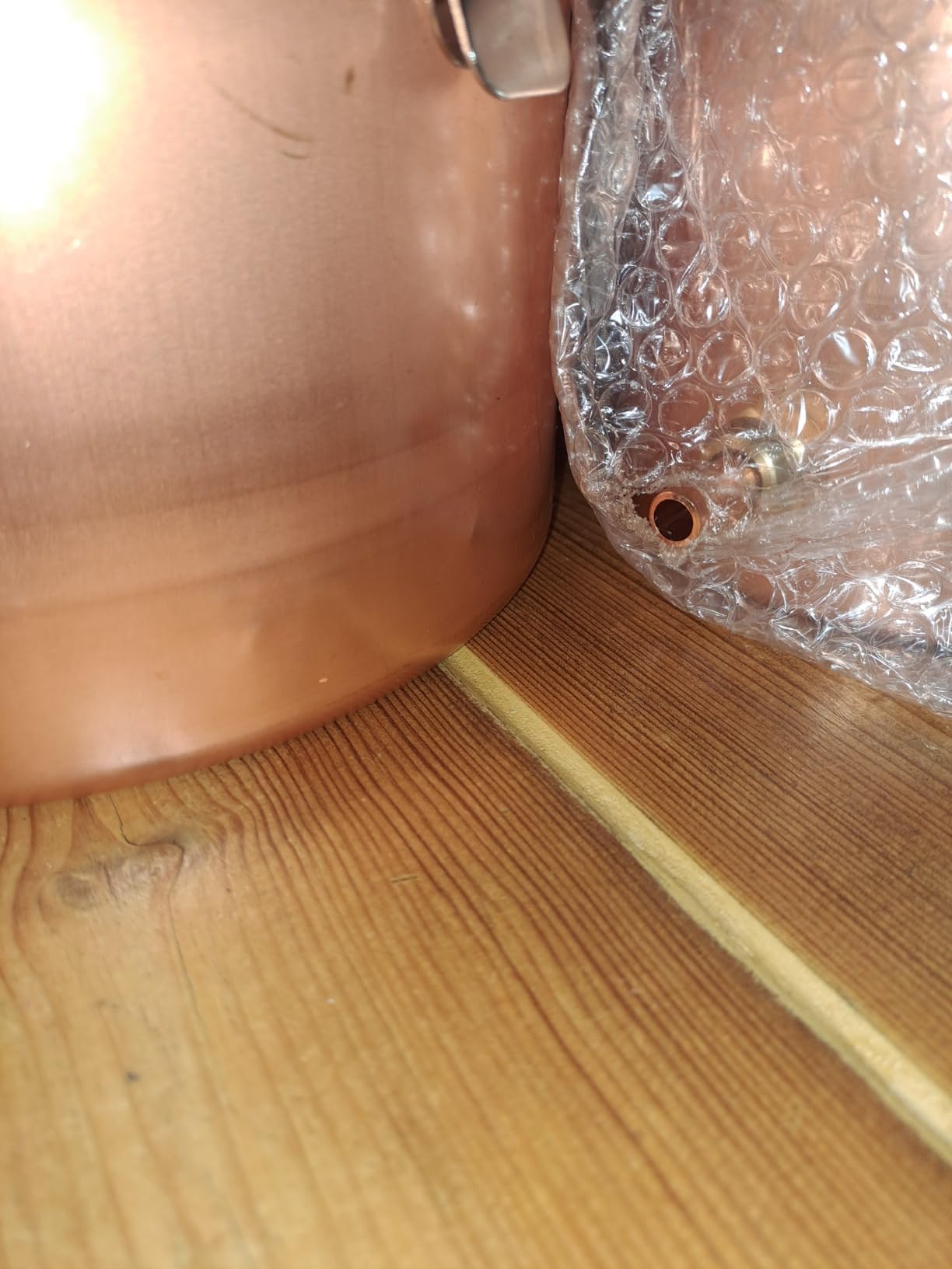 Kingsunshine 1.5 Gallon Pure Copper Boiler Pot Alembic Still Wine Alcohol Water Distiller customer photo 2