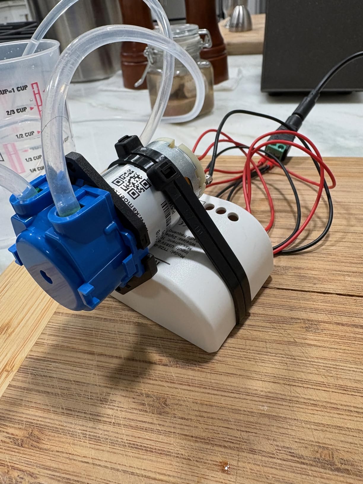 Kamoer NKP Low Flow Peristaltic Pump 12V DC DIY Liquid Small Dosing Pump for Aquarium Lab Analytical 3mm ID x 5mm OD customer photo 1