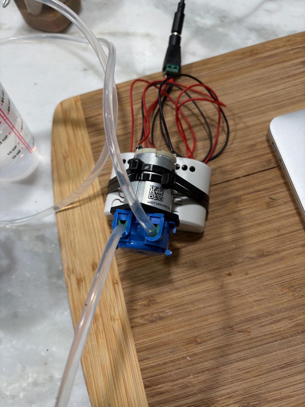 Kamoer NKP Low Flow Peristaltic Pump 12V DC DIY Liquid Small Dosing Pump for Aquarium Lab Analytical 3mm ID x 5mm OD customer photo 2