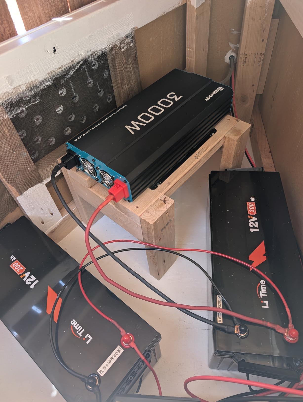 Renogy Inverter P2 2000W Pure Sine Wave Inverter 12V DC to 110V AC Converter, Off-Grid Solar Power Inverters for Vehicles, Truck, RV, Home, with Built-in 5V/2.1A USB/Hardwire Port, Remote Controller customer photo 1