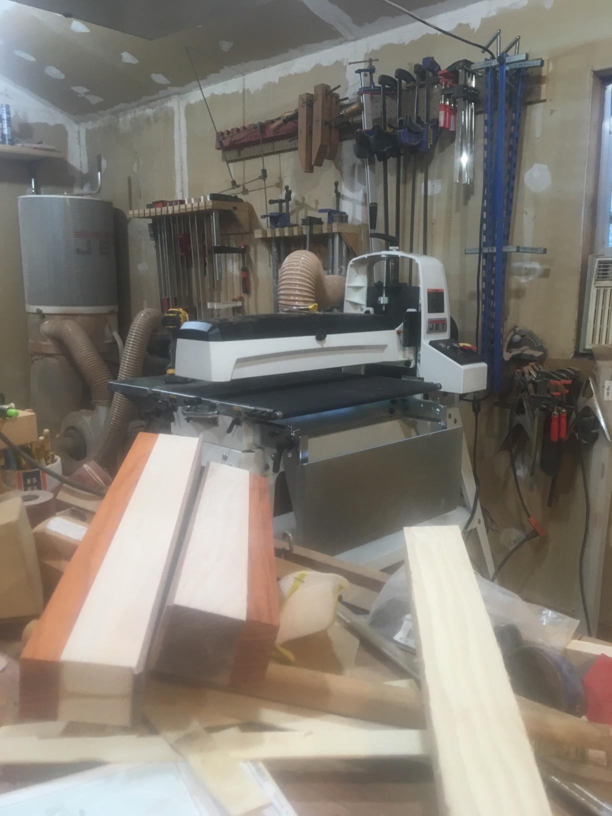 JET 25-Inch Drum Sander, Open Stand, 1-3/4 HP, 115V 1Ph (JWDS-2550) customer photo 1