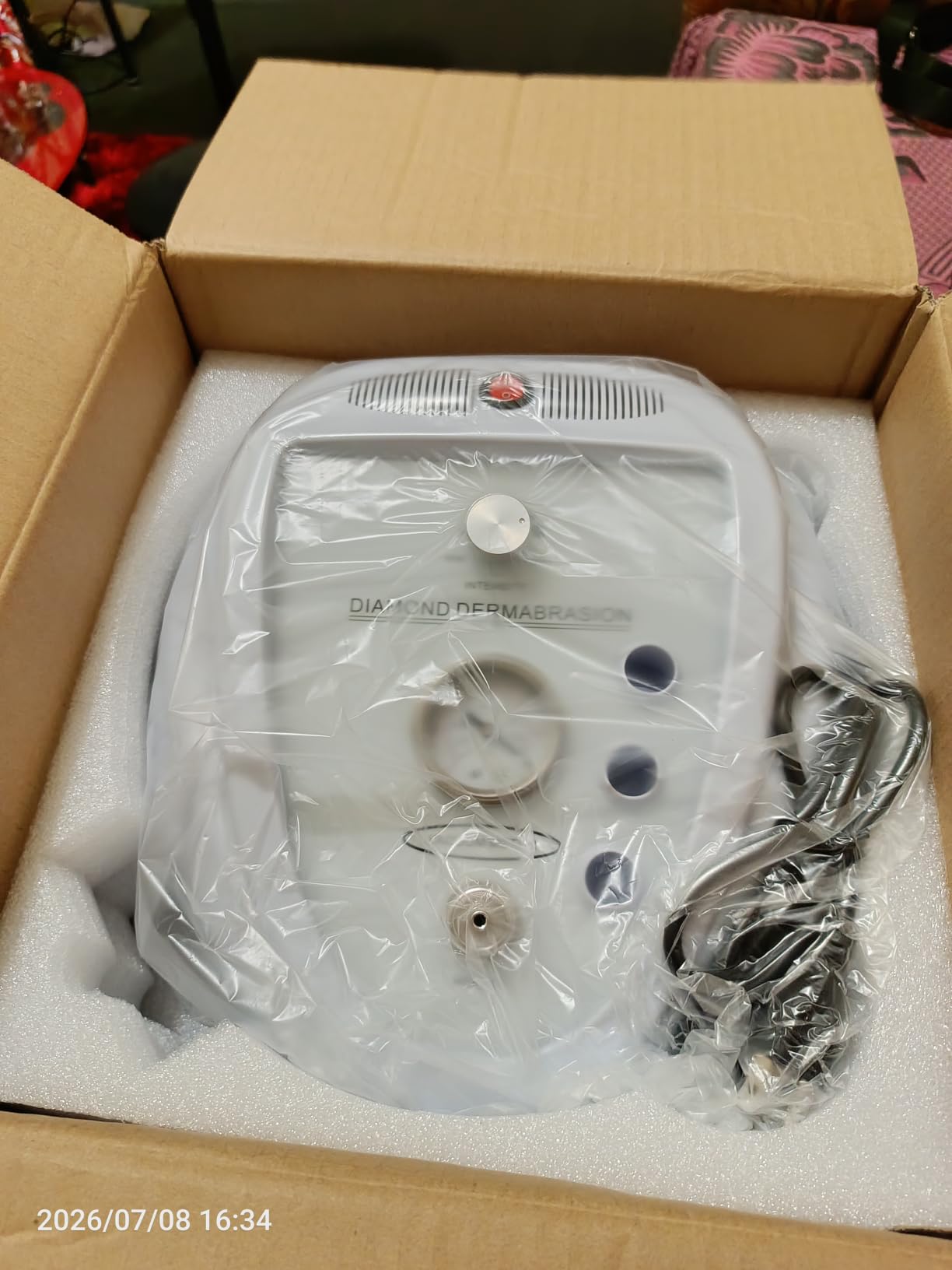 Diamond Microdermabrasion Machine, Yofuly 65-68cmHg Suction Power Professional Dermabrasion, Home Use Facial Skin Care Equipment customer photo 2