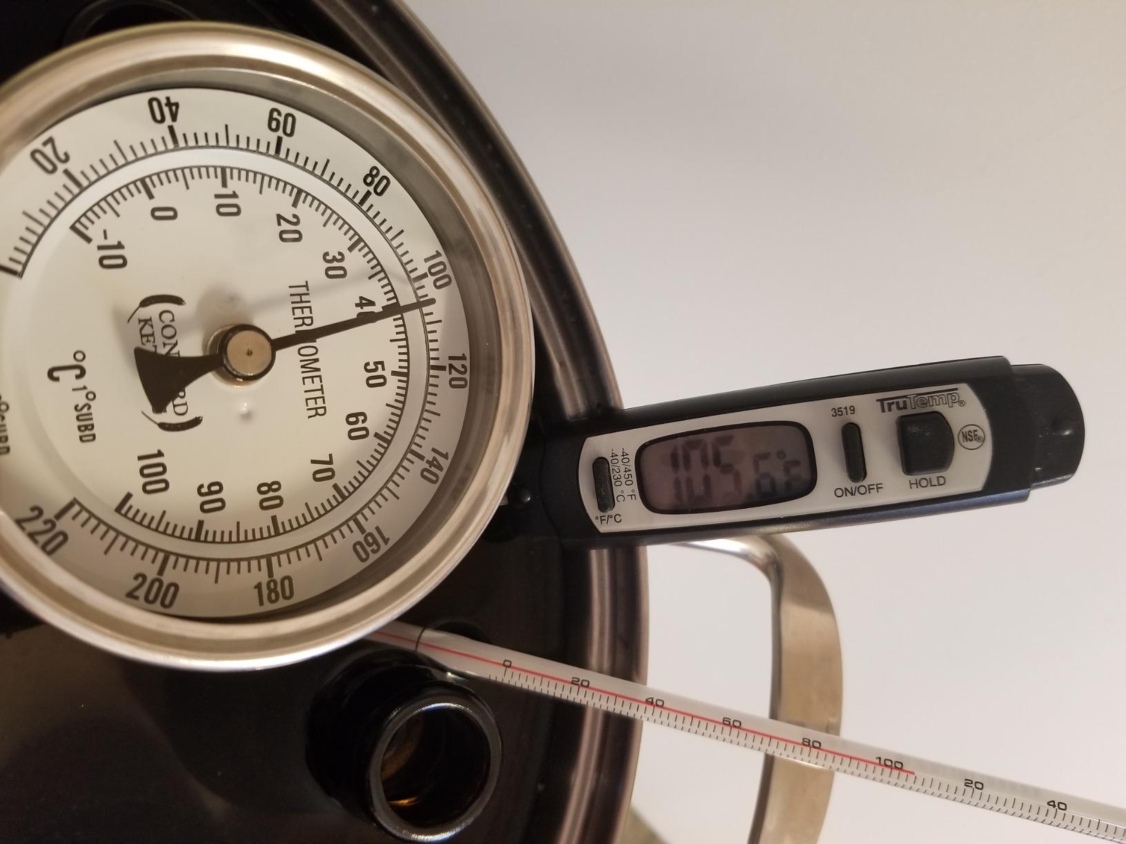 BREWSIE Stainless Steel Home Brew Kettle w/Dual Filtration. Equip with False Bottom Thermometer and Ball Valve for Brewing (8 Gal/ 32 QT) customer photo 1